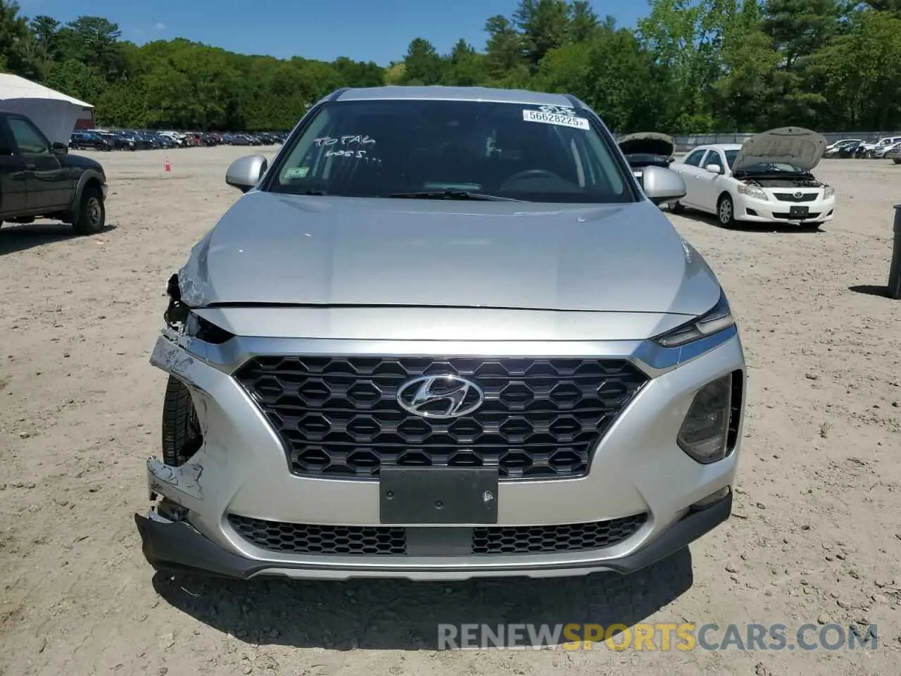 5 fotografías del automóvil dañado 5NMS33AD4KH048655 HYUNDAI SANTA FE 2019