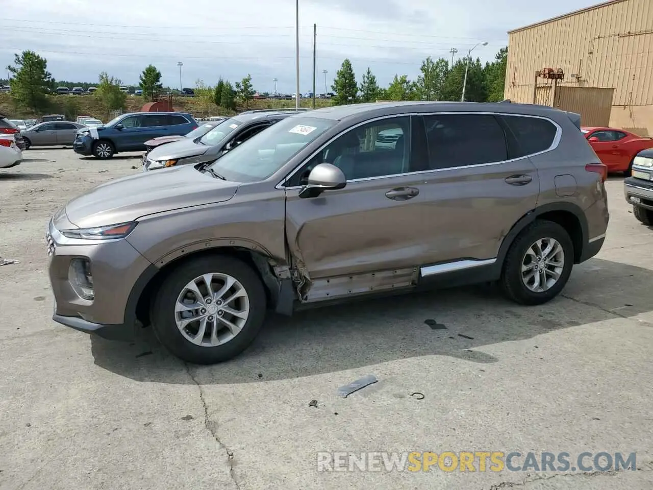 1 fotografías del automóvil dañado 5NMS33AD6KH006178 HYUNDAI SANTA FE 2019