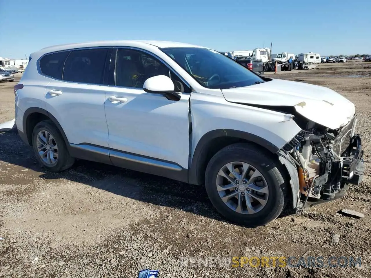 4 fotografías del automóvil dañado 5NMS33AD6KH043229 HYUNDAI SANTA FE 2019