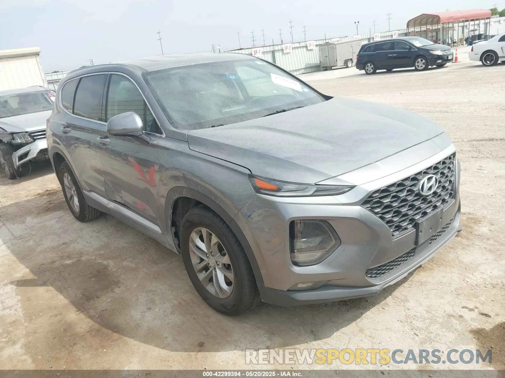 1 fotografías del automóvil dañado 5NMS33AD6KH067885 HYUNDAI SANTA FE 2019