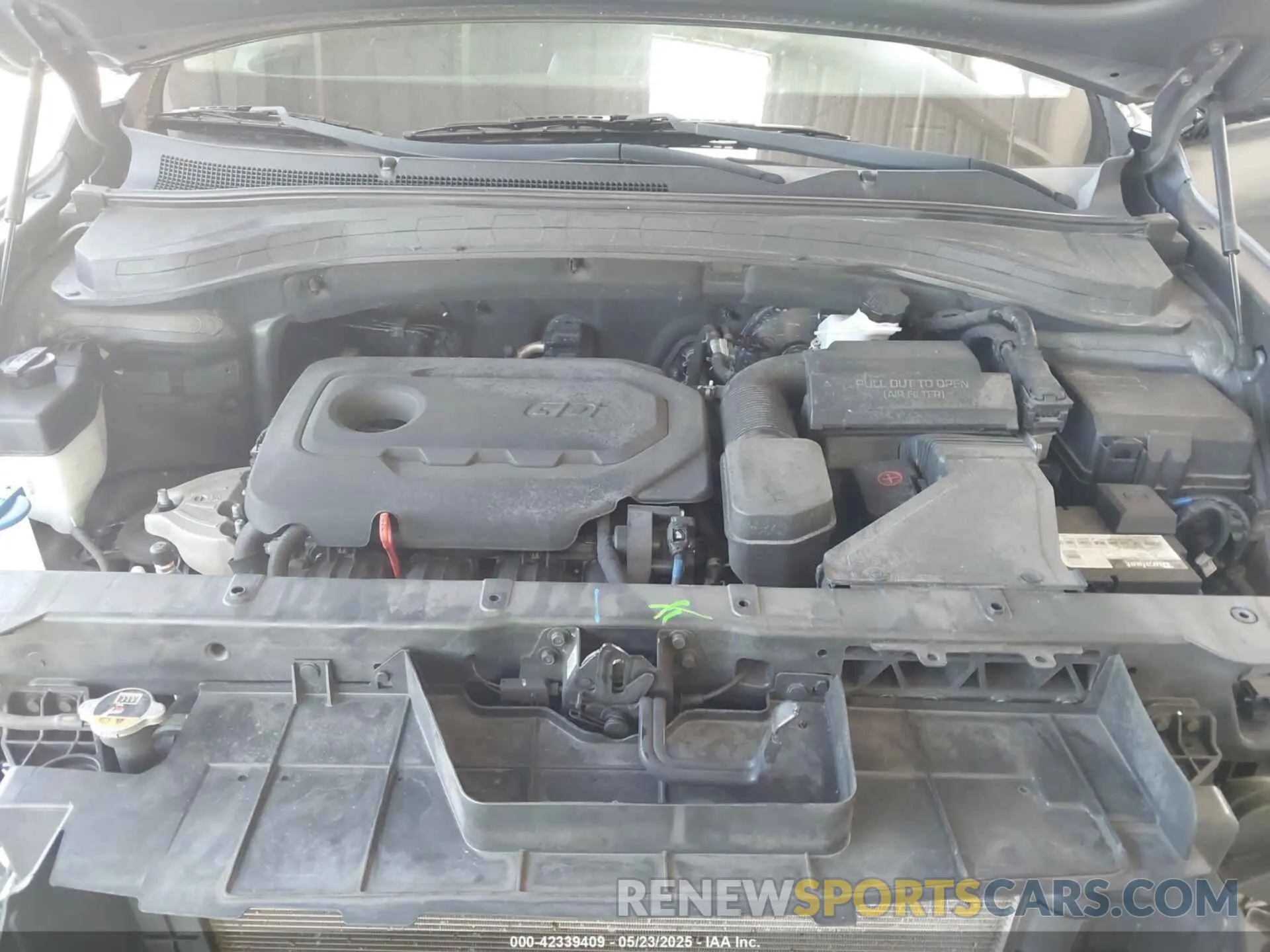 10 fotografías del automóvil dañado 5NMS33AD6KH100495 HYUNDAI SANTA FE 2019