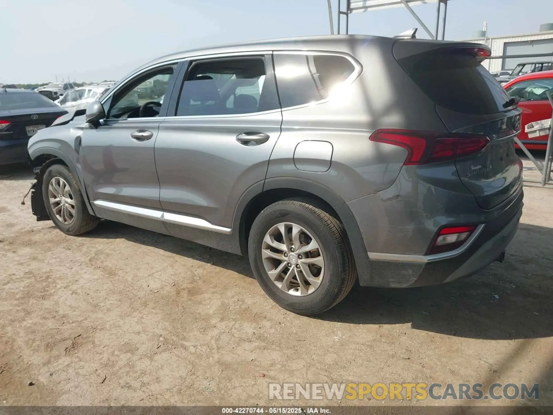 3 fotografías del automóvil dañado 5NMS33AD8KH006697 HYUNDAI SANTA FE 2019