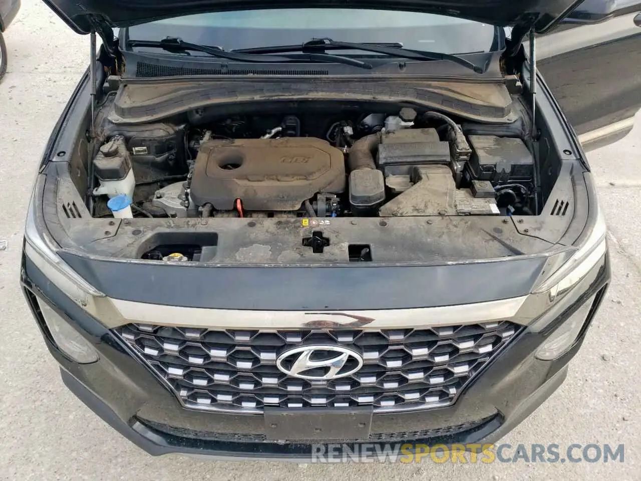 11 fotografías del automóvil dañado 5NMS33AD8KH054216 HYUNDAI SANTA FE 2019