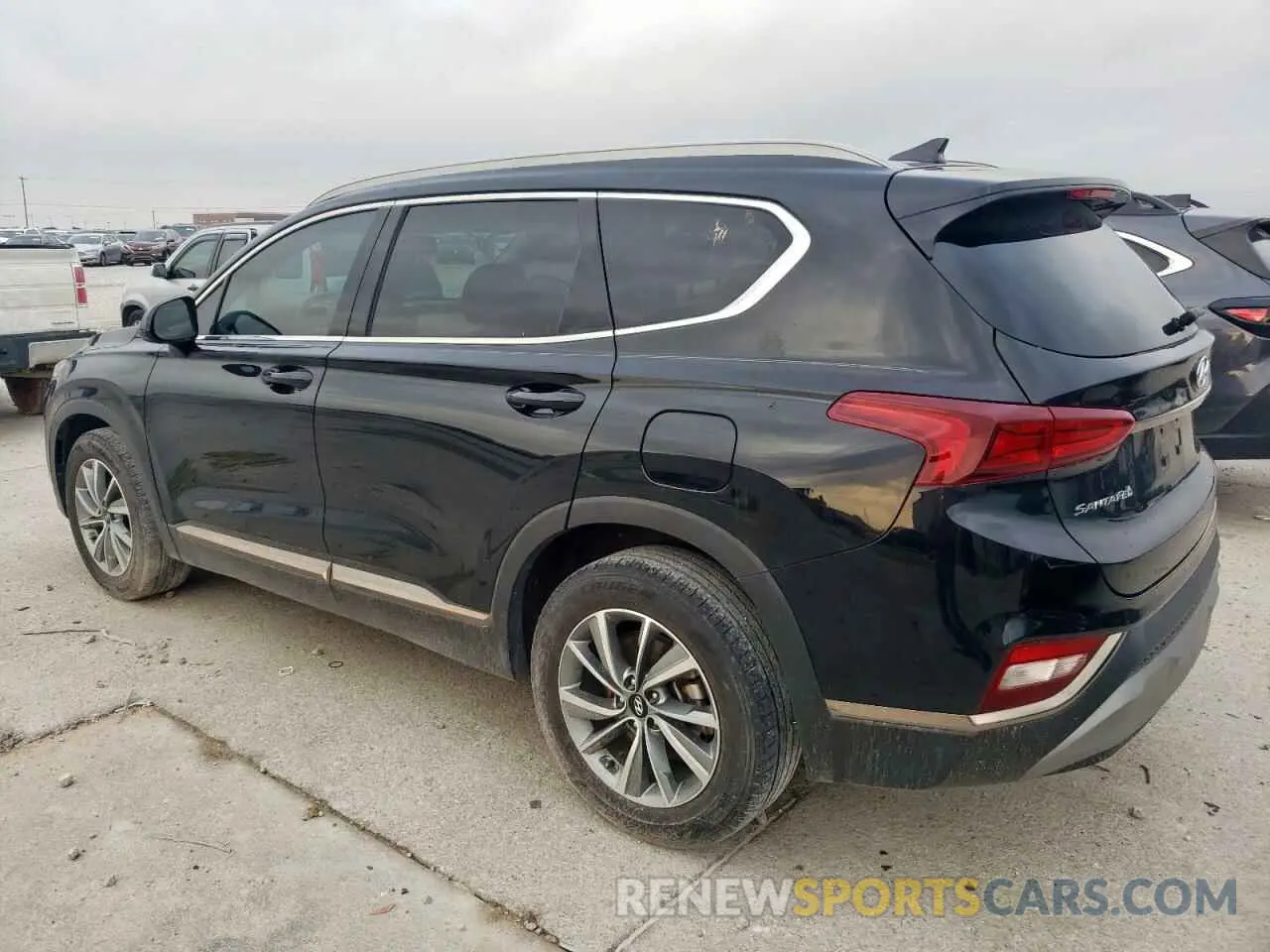 2 fotografías del automóvil dañado 5NMS33AD8KH054216 HYUNDAI SANTA FE 2019