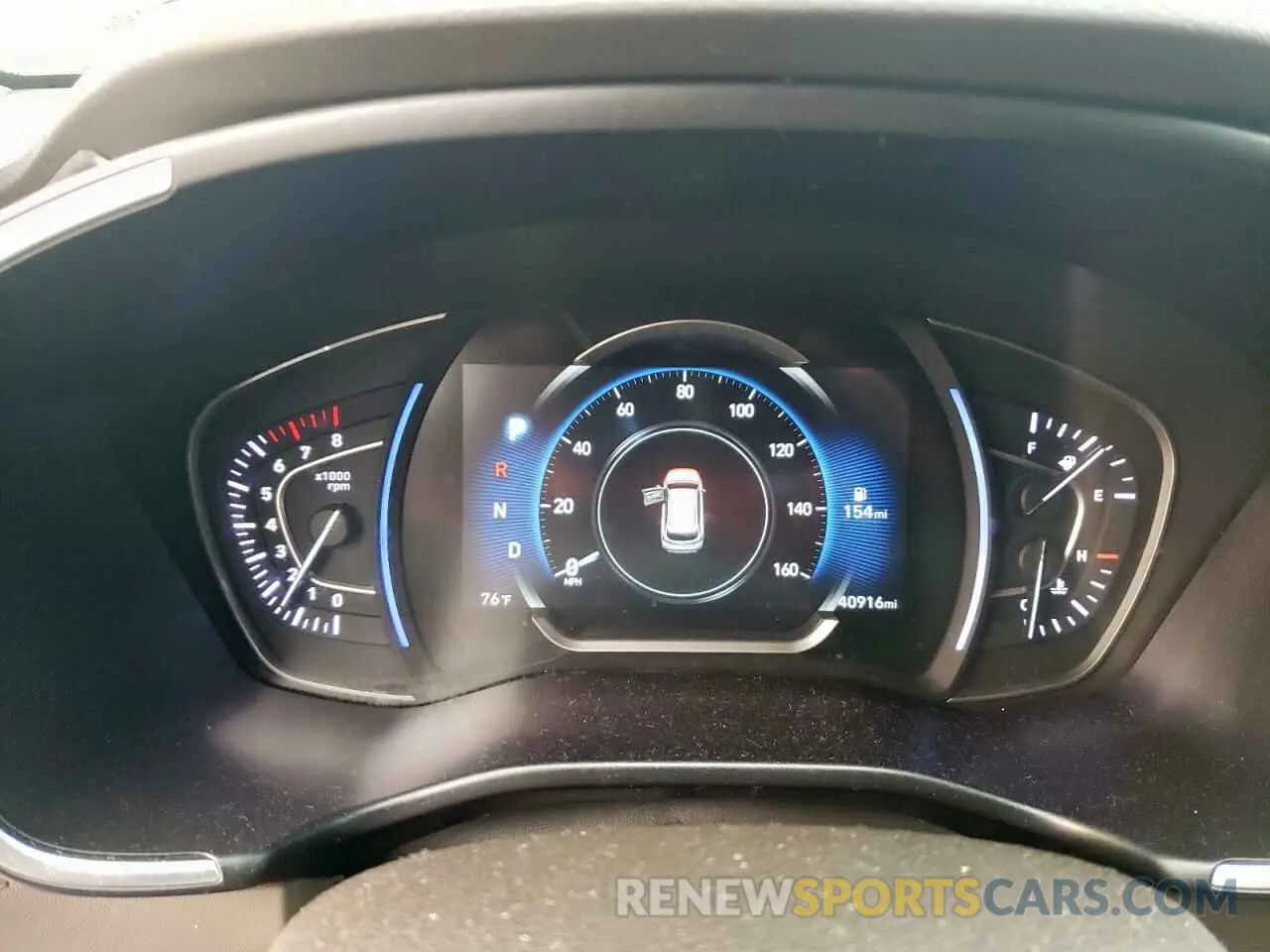 9 fotografías del automóvil dañado 5NMS33AD8KH054216 HYUNDAI SANTA FE 2019