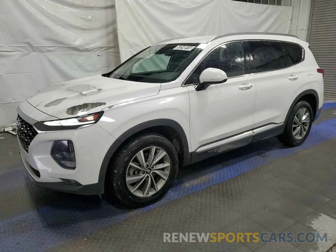 1 fotografías del automóvil dañado 5NMS33AD8KH064356 HYUNDAI SANTA FE 2019