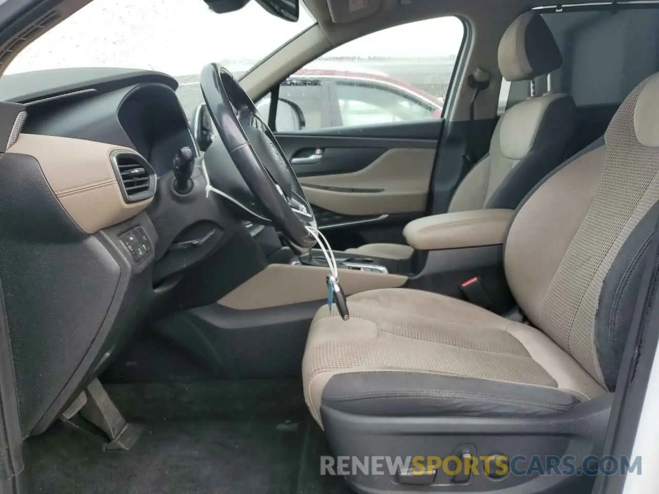 7 fotografías del automóvil dañado 5NMS33AD8KH064356 HYUNDAI SANTA FE 2019
