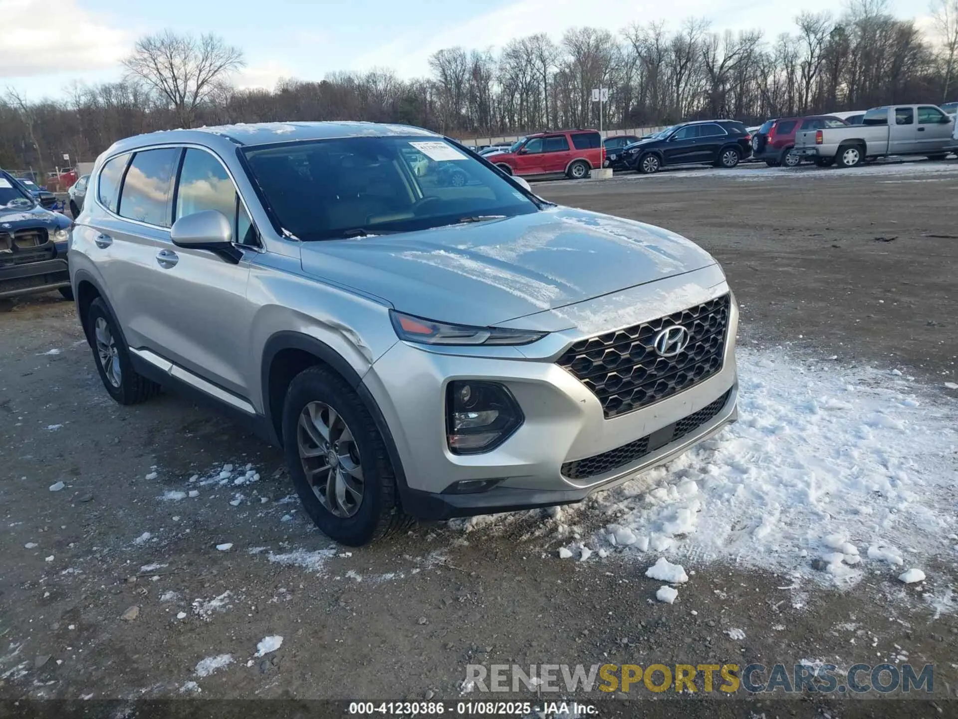 1 fotografías del automóvil dañado 5NMS33AD9KH033746 HYUNDAI SANTA FE 2019
