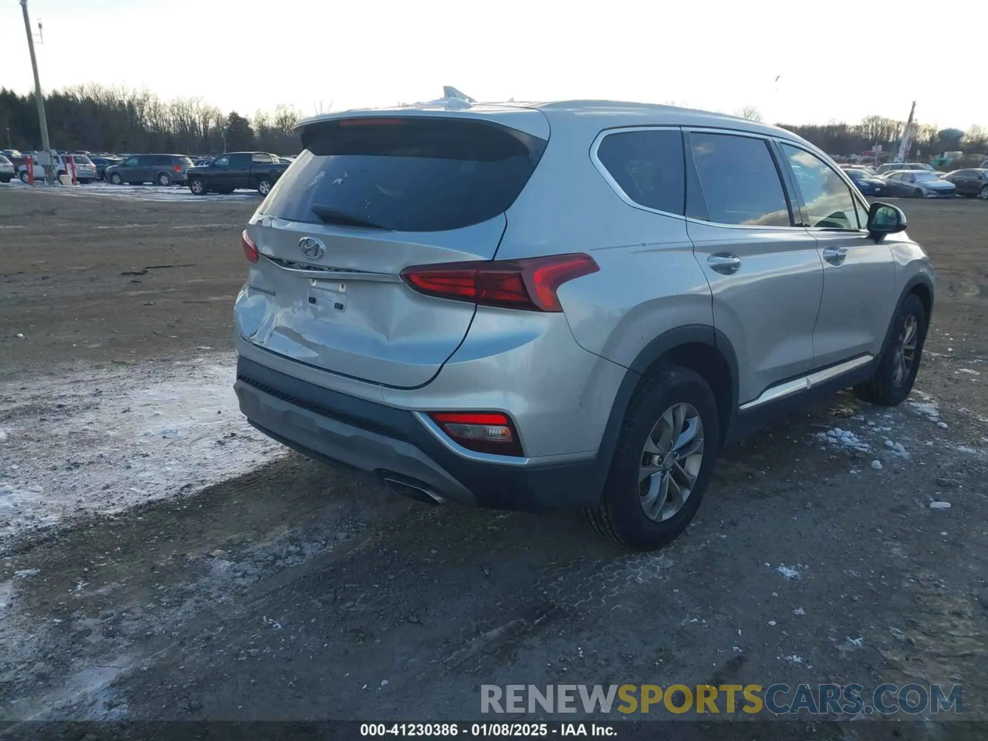4 fotografías del automóvil dañado 5NMS33AD9KH033746 HYUNDAI SANTA FE 2019