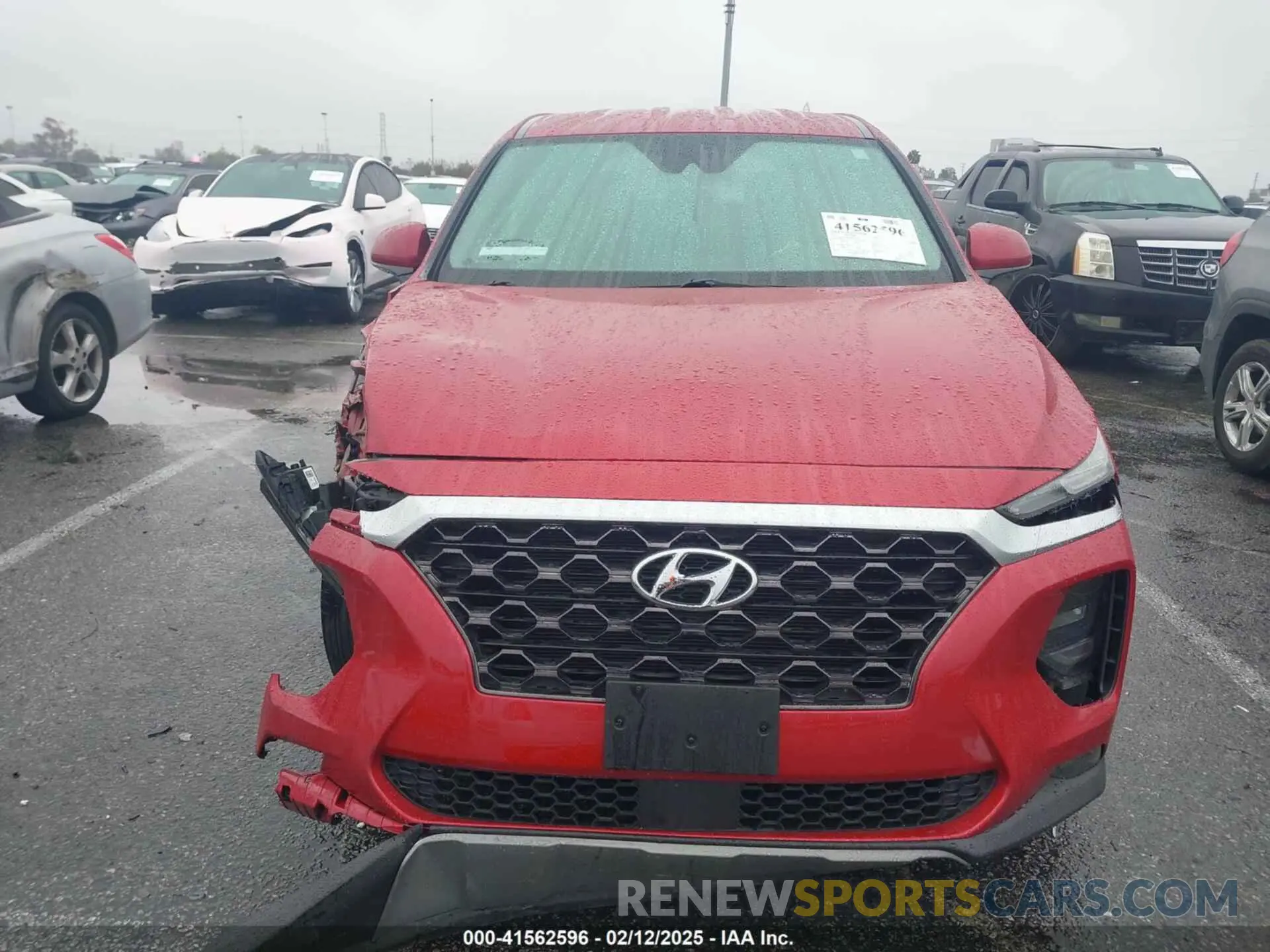 12 fotografías del automóvil dañado 5NMS33ADXKH011139 HYUNDAI SANTA FE 2019