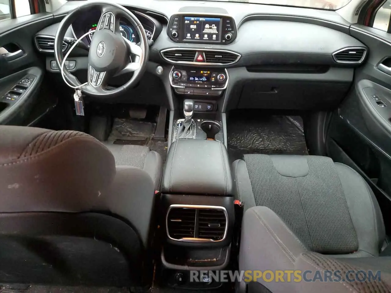 8 fotografías del automóvil dañado 5NMS33ADXKH021346 HYUNDAI SANTA FE 2019