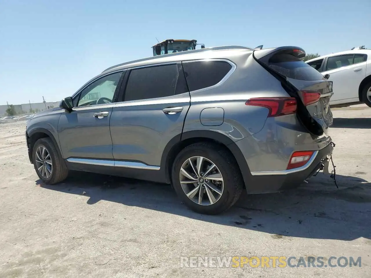 2 fotografías del automóvil dañado 5NMS33ADXKH034243 HYUNDAI SANTA FE 2019