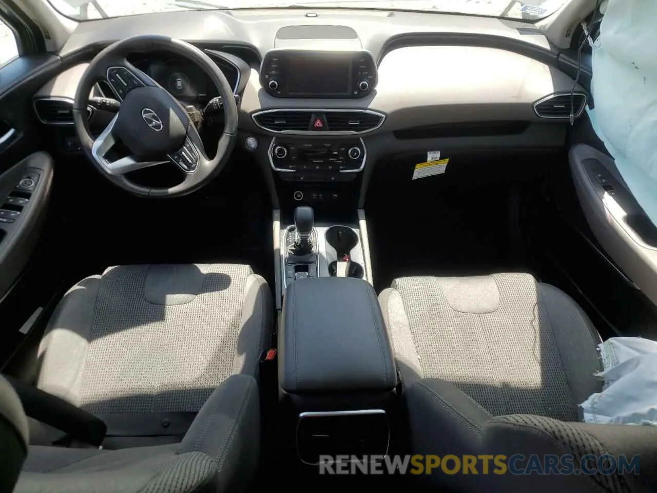 8 fotografías del automóvil dañado 5NMS33ADXKH034243 HYUNDAI SANTA FE 2019