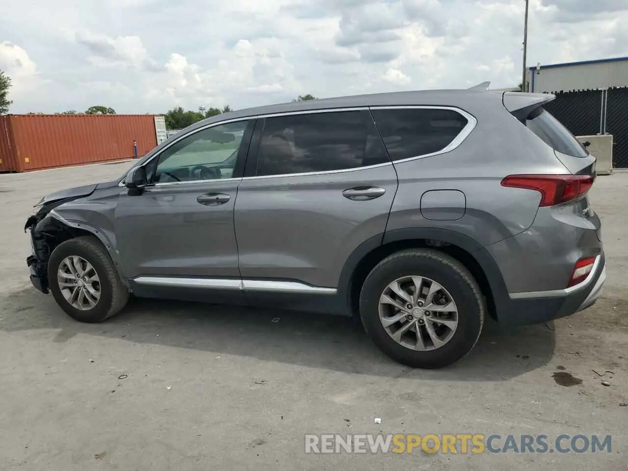 2 fotografías del automóvil dañado 5NMS33ADXKH092904 HYUNDAI SANTA FE 2019