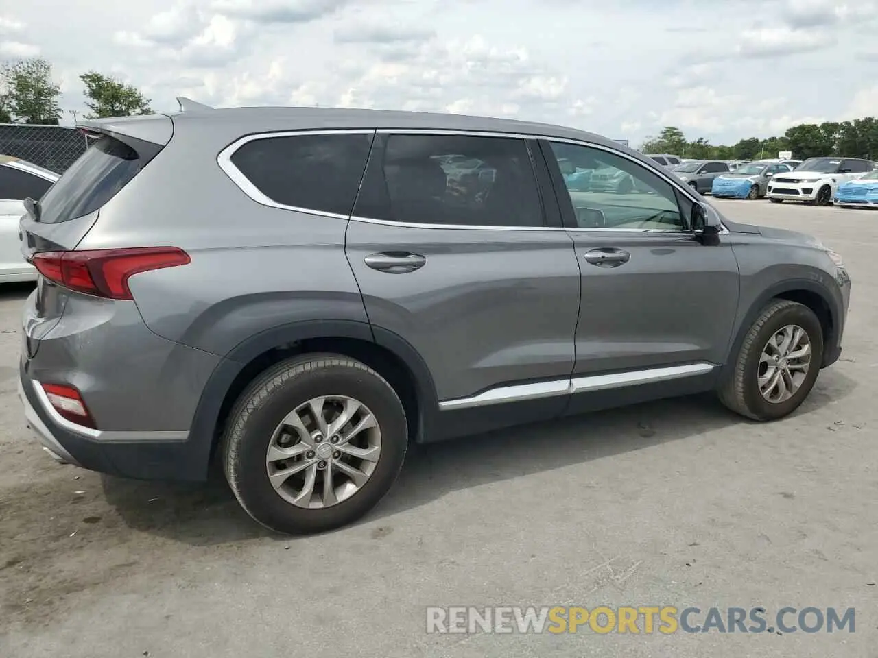 3 fotografías del automóvil dañado 5NMS33ADXKH092904 HYUNDAI SANTA FE 2019