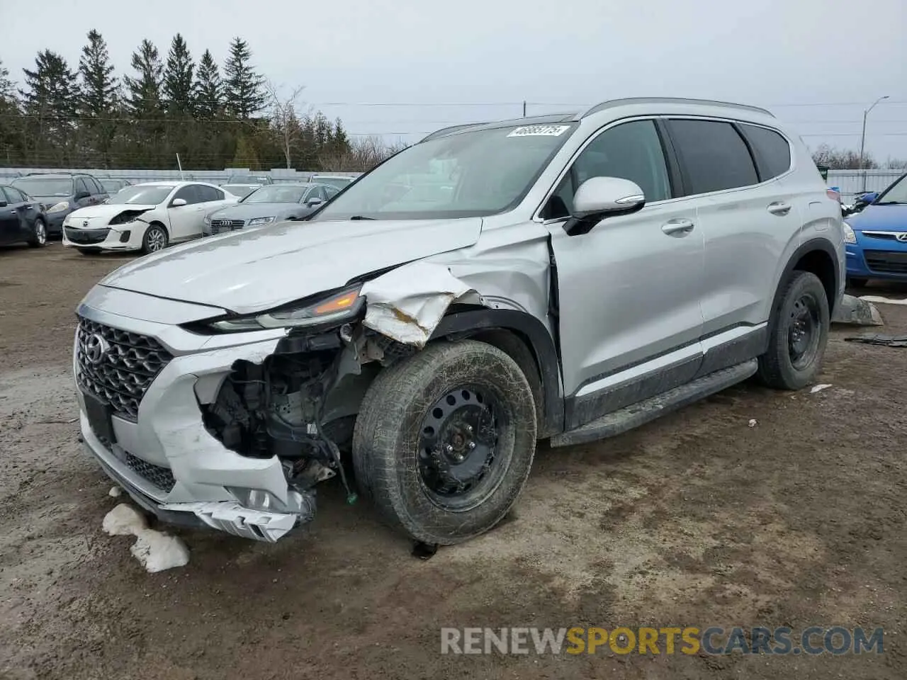 1 fotografías del automóvil dañado 5NMS3CAA0KH093792 HYUNDAI SANTA FE 2019