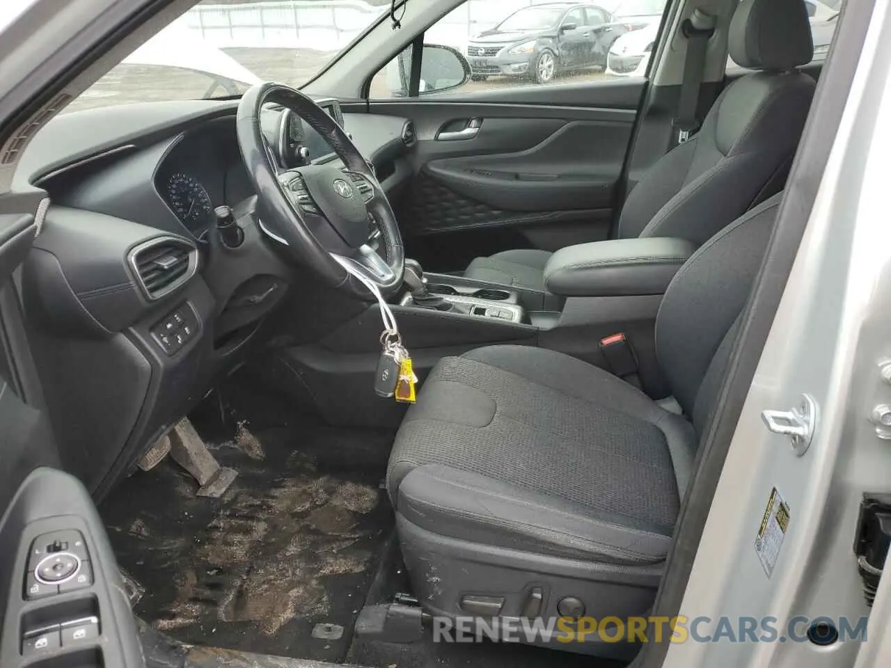 7 fotografías del automóvil dañado 5NMS3CAA0KH093792 HYUNDAI SANTA FE 2019
