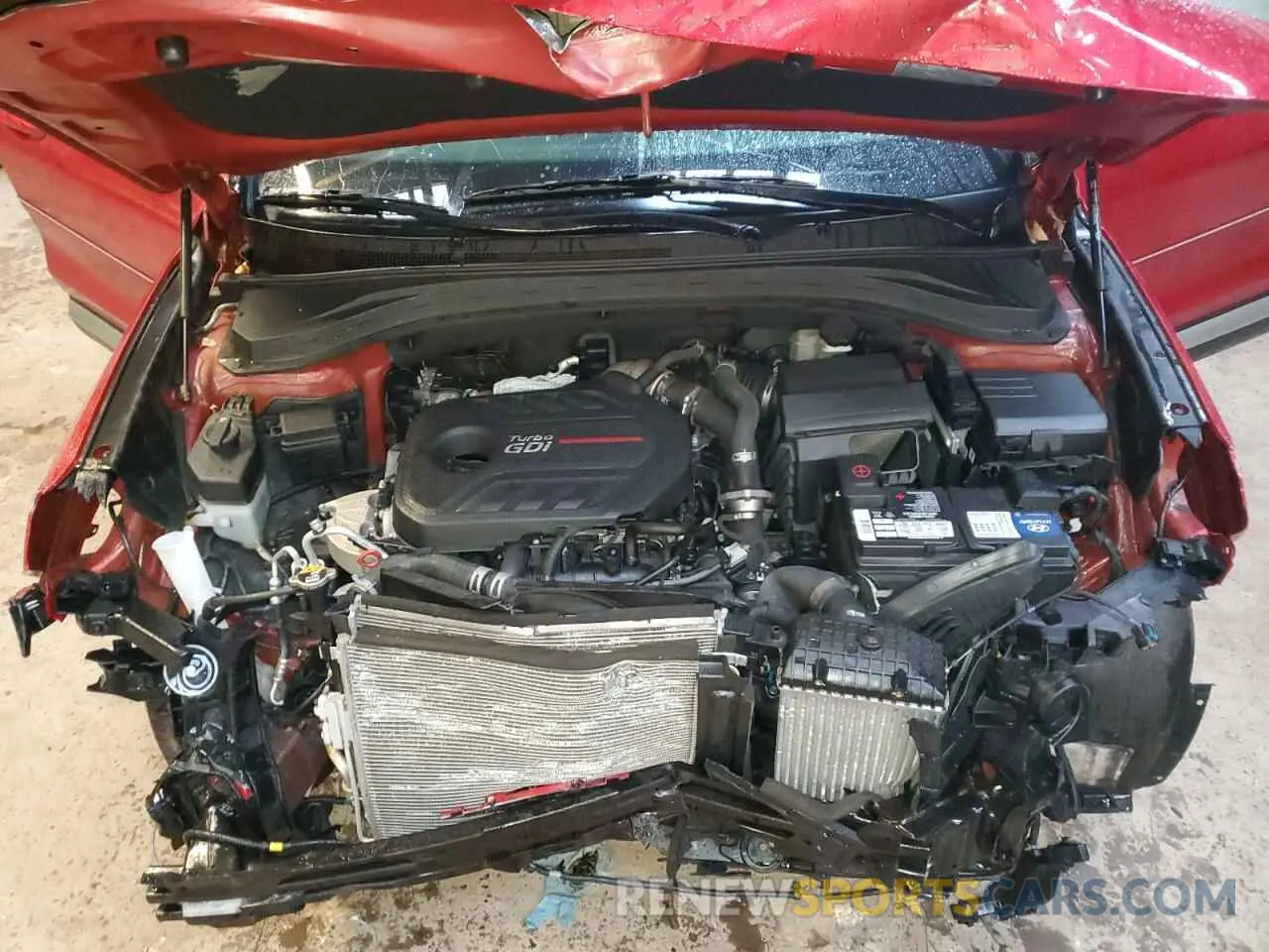 12 fotografías del automóvil dañado 5NMS3CAA6KH051076 HYUNDAI SANTA FE 2019