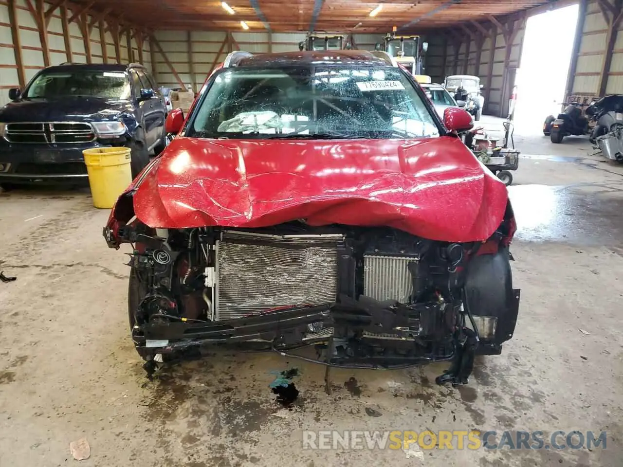 5 fotografías del automóvil dañado 5NMS3CAA6KH051076 HYUNDAI SANTA FE 2019