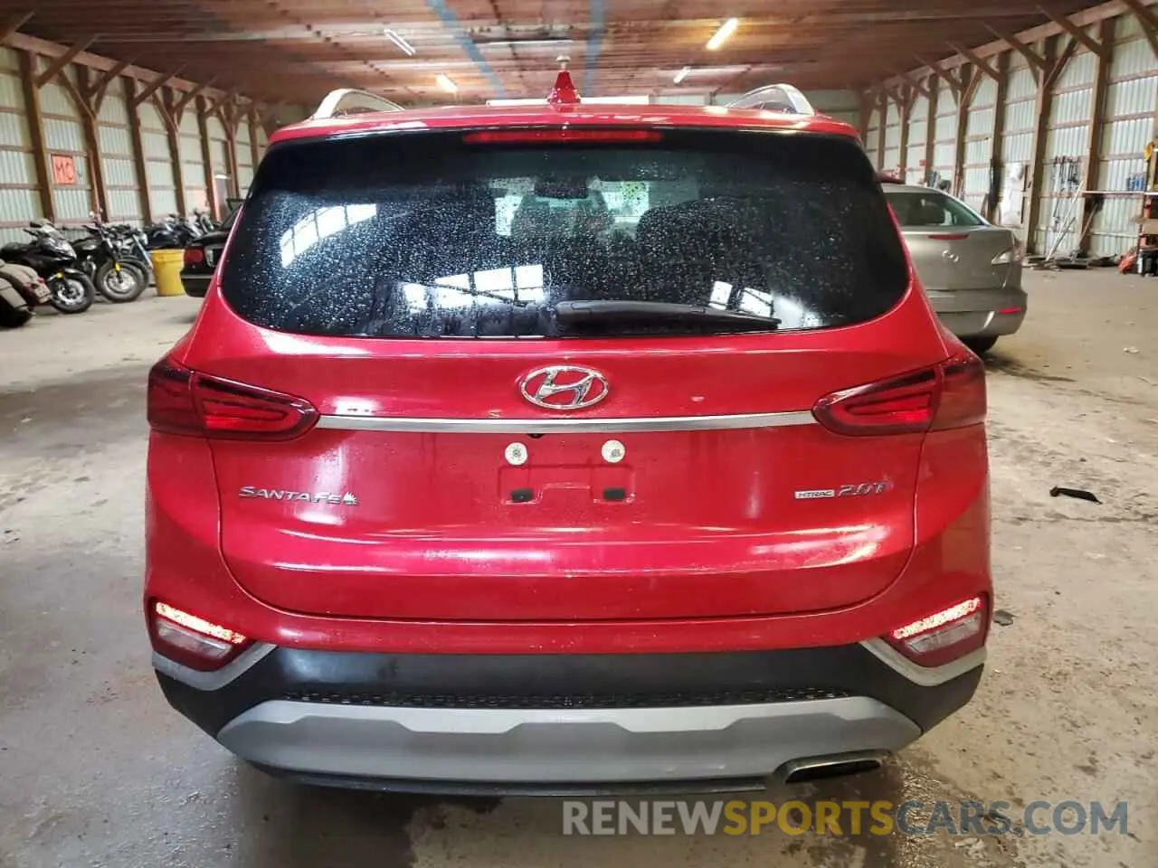 6 fotografías del automóvil dañado 5NMS3CAA6KH051076 HYUNDAI SANTA FE 2019