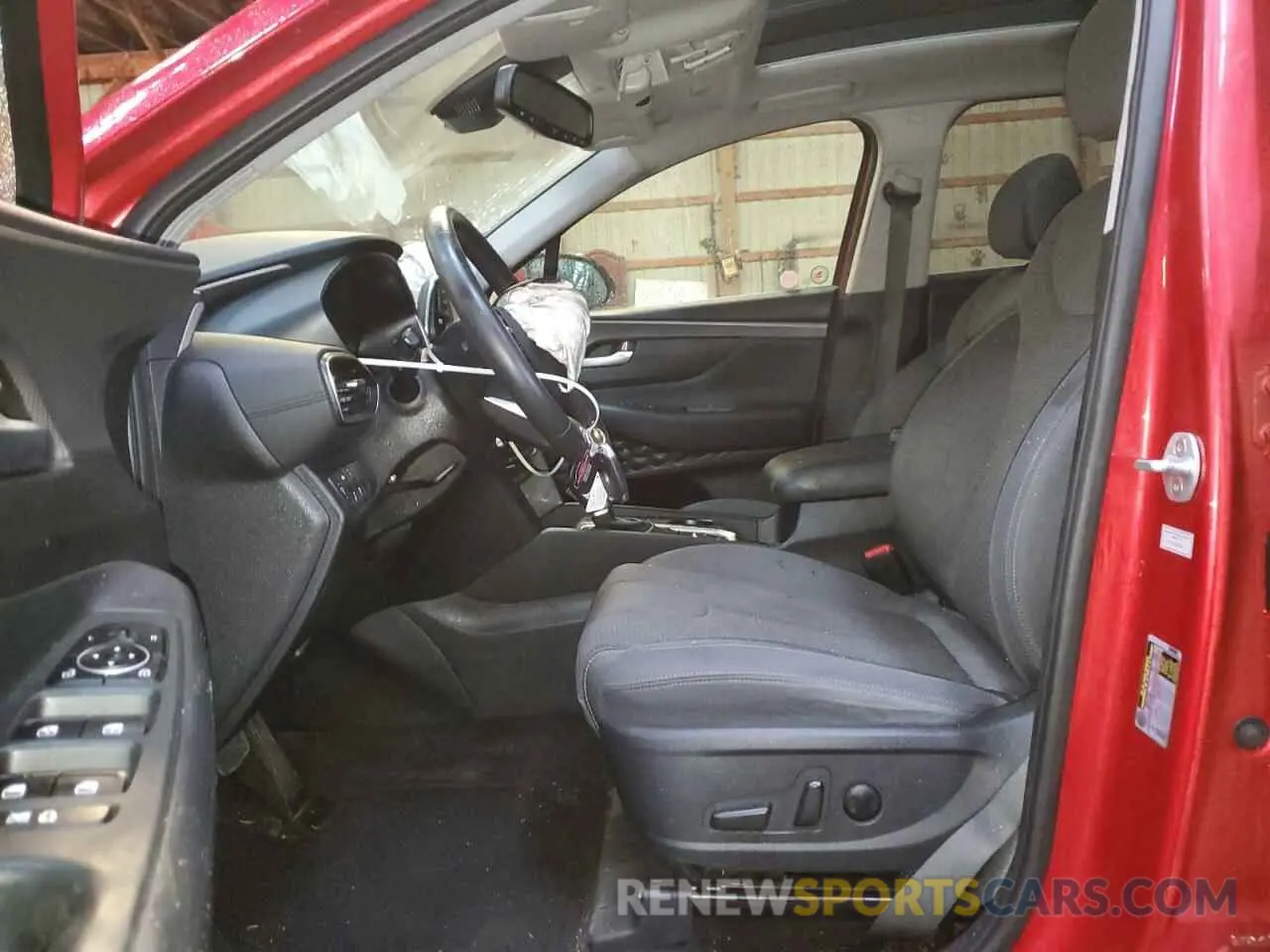 7 fotografías del automóvil dañado 5NMS3CAA6KH051076 HYUNDAI SANTA FE 2019