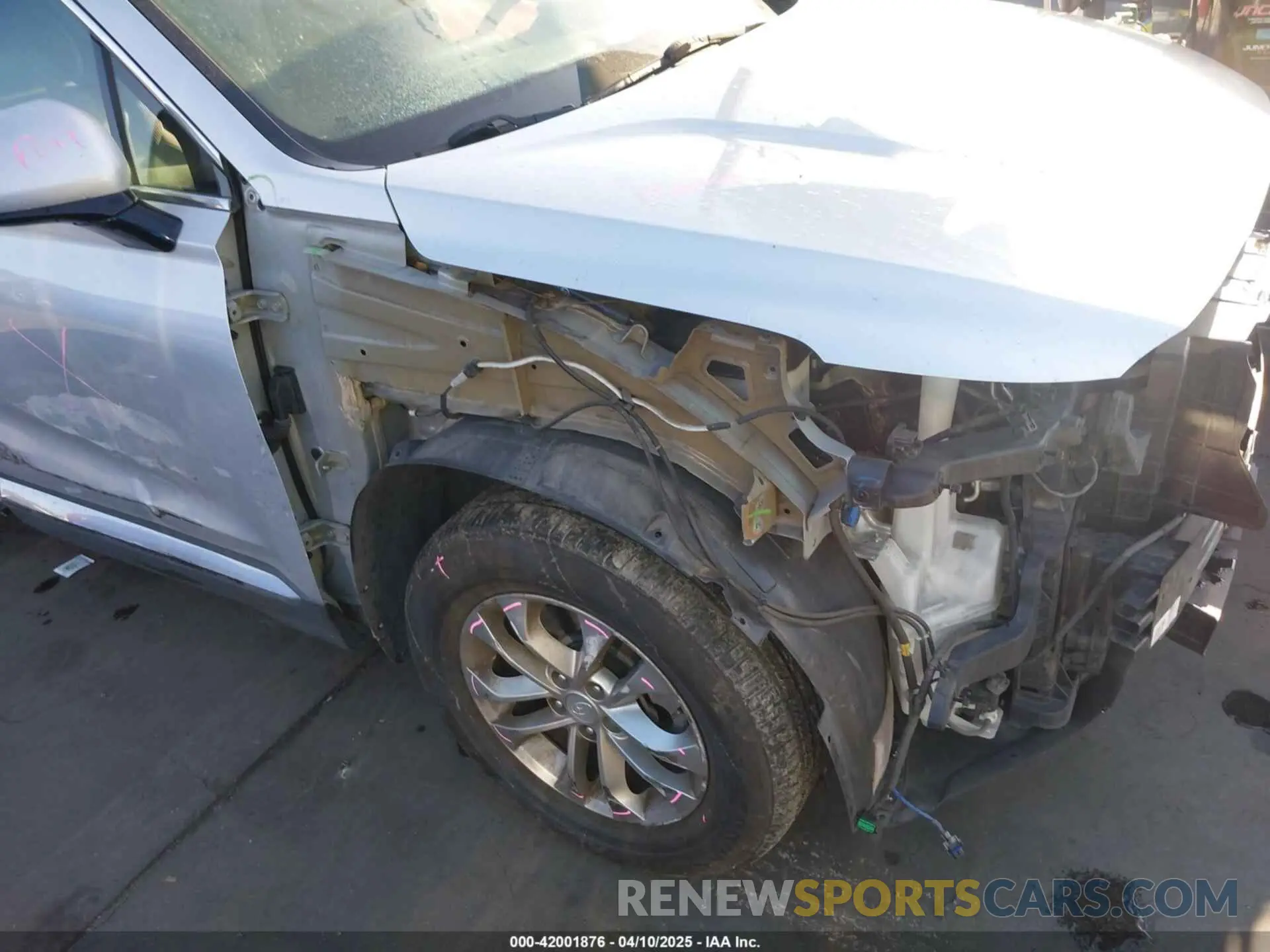 18 fotografías del automóvil dañado 5NMS3CAD0KH009349 HYUNDAI SANTA FE 2019