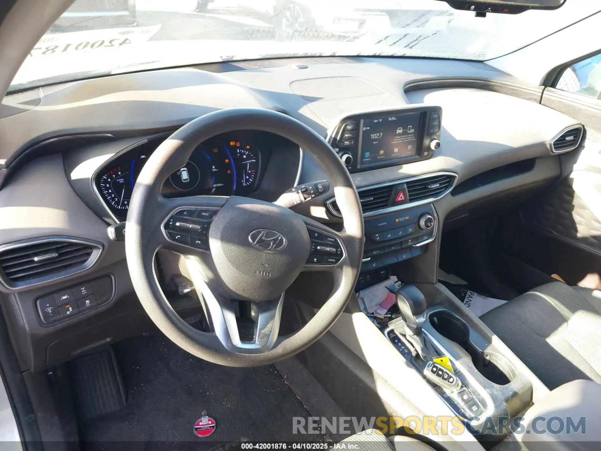 21 fotografías del automóvil dañado 5NMS3CAD0KH009349 HYUNDAI SANTA FE 2019