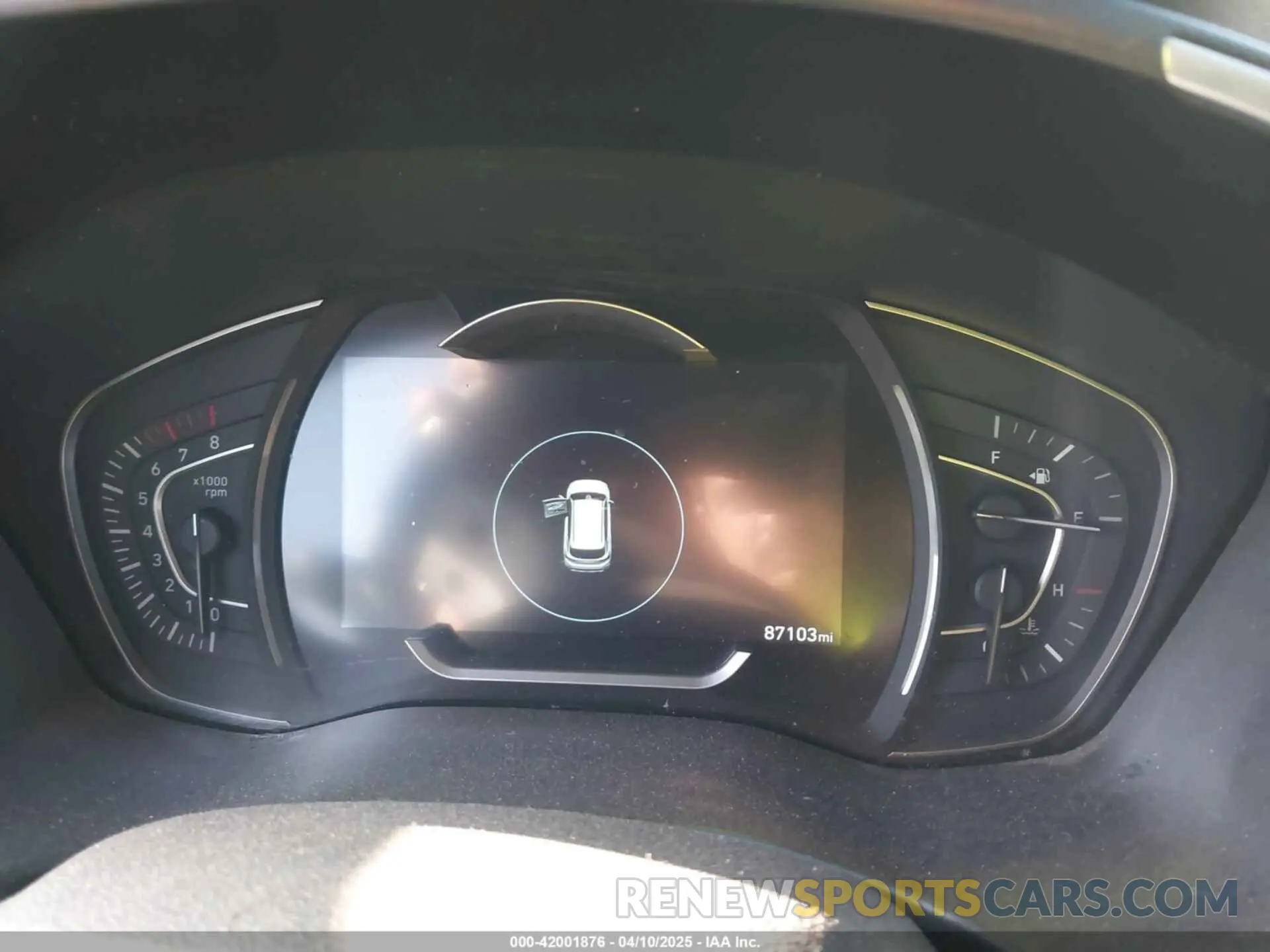7 fotografías del automóvil dañado 5NMS3CAD0KH009349 HYUNDAI SANTA FE 2019
