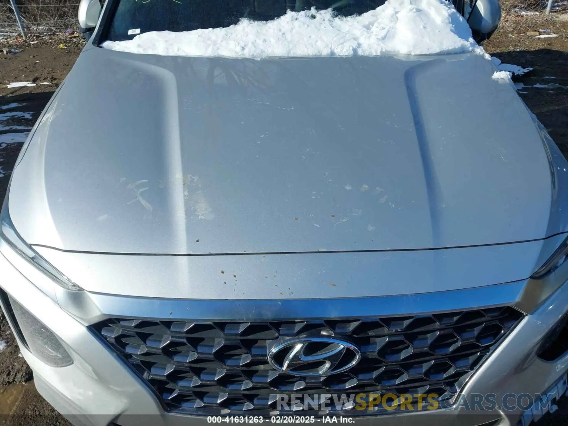10 fotografías del automóvil dañado 5NMS3CAD0KH095472 HYUNDAI SANTA FE 2019