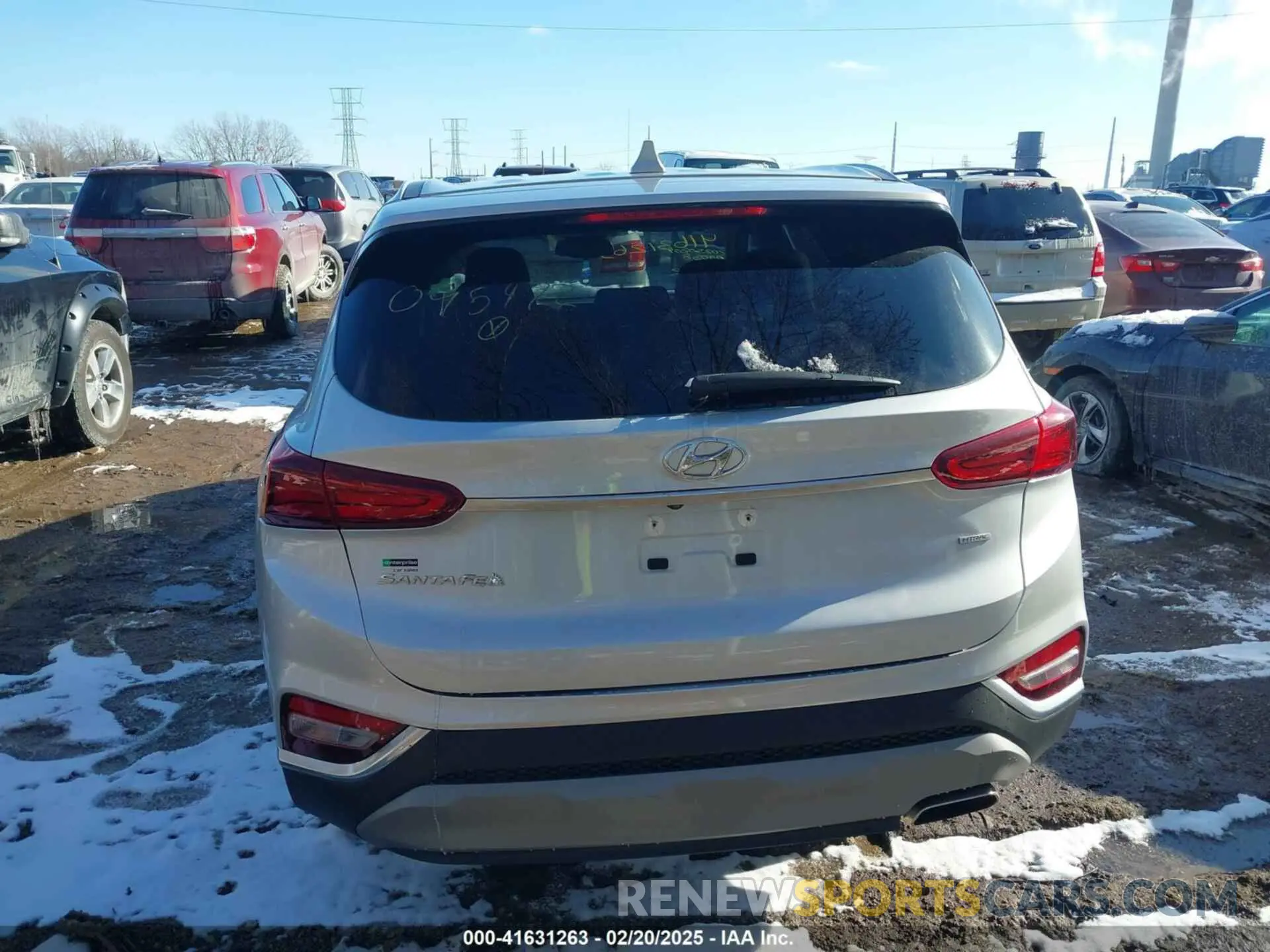 15 fotografías del automóvil dañado 5NMS3CAD0KH095472 HYUNDAI SANTA FE 2019