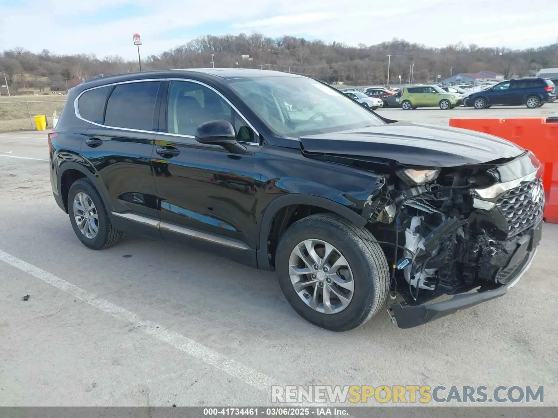 1 fotografías del automóvil dañado 5NMS3CAD0KH105045 HYUNDAI SANTA FE 2019