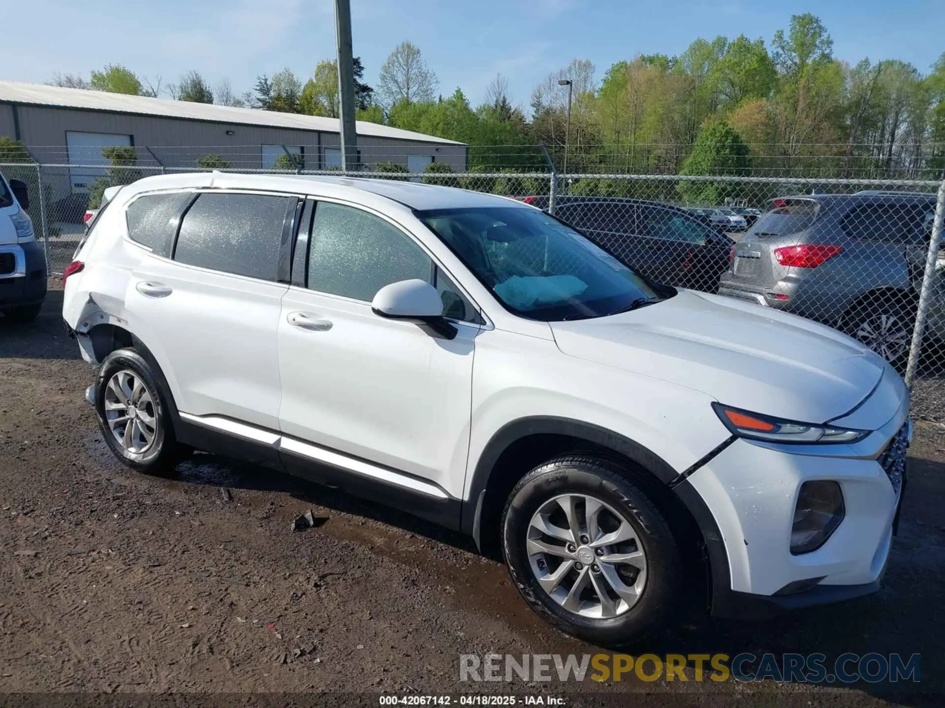 1 fotografías del automóvil dañado 5NMS3CAD2KH130366 HYUNDAI SANTA FE 2019