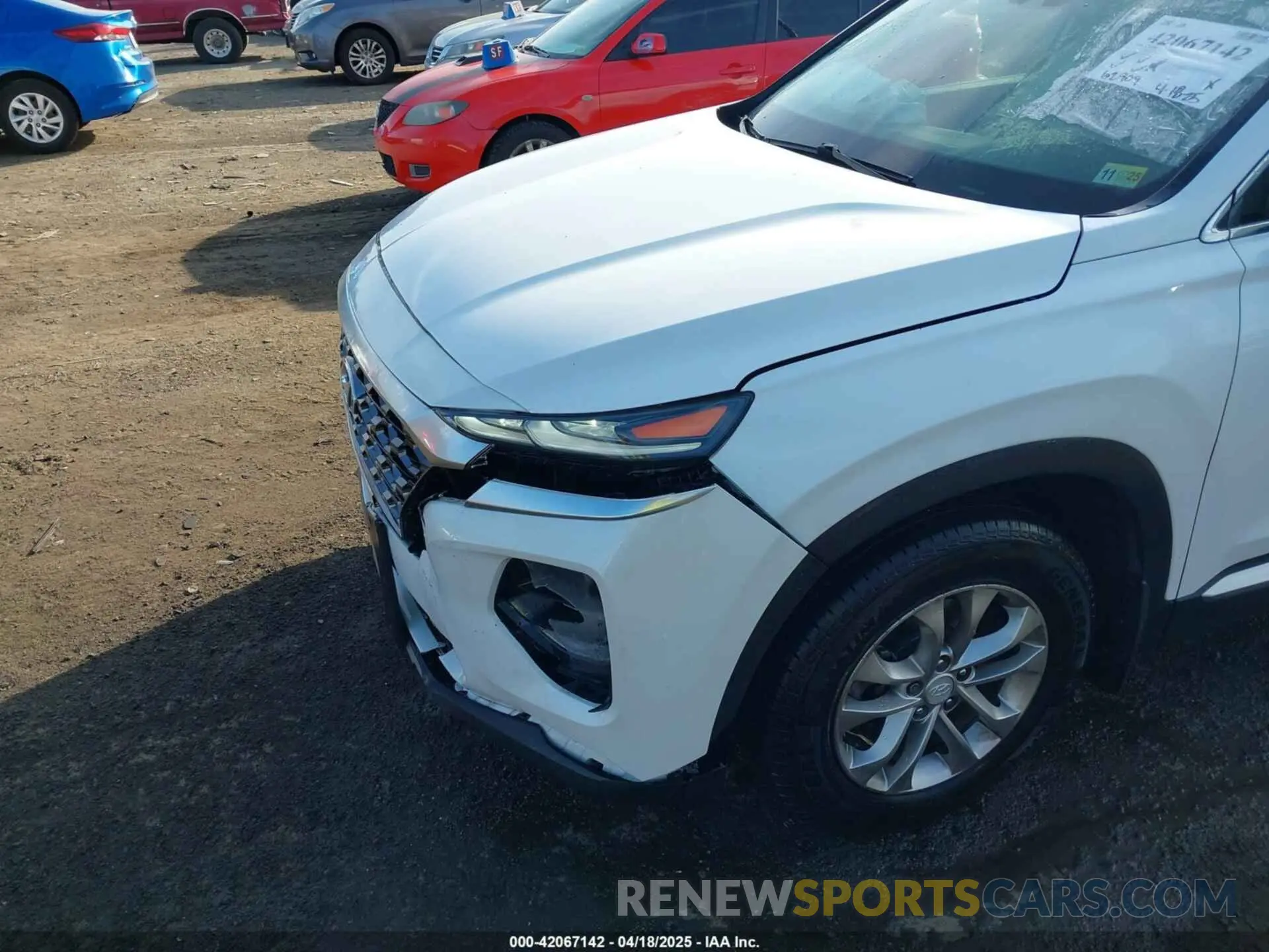 19 fotografías del automóvil dañado 5NMS3CAD2KH130366 HYUNDAI SANTA FE 2019