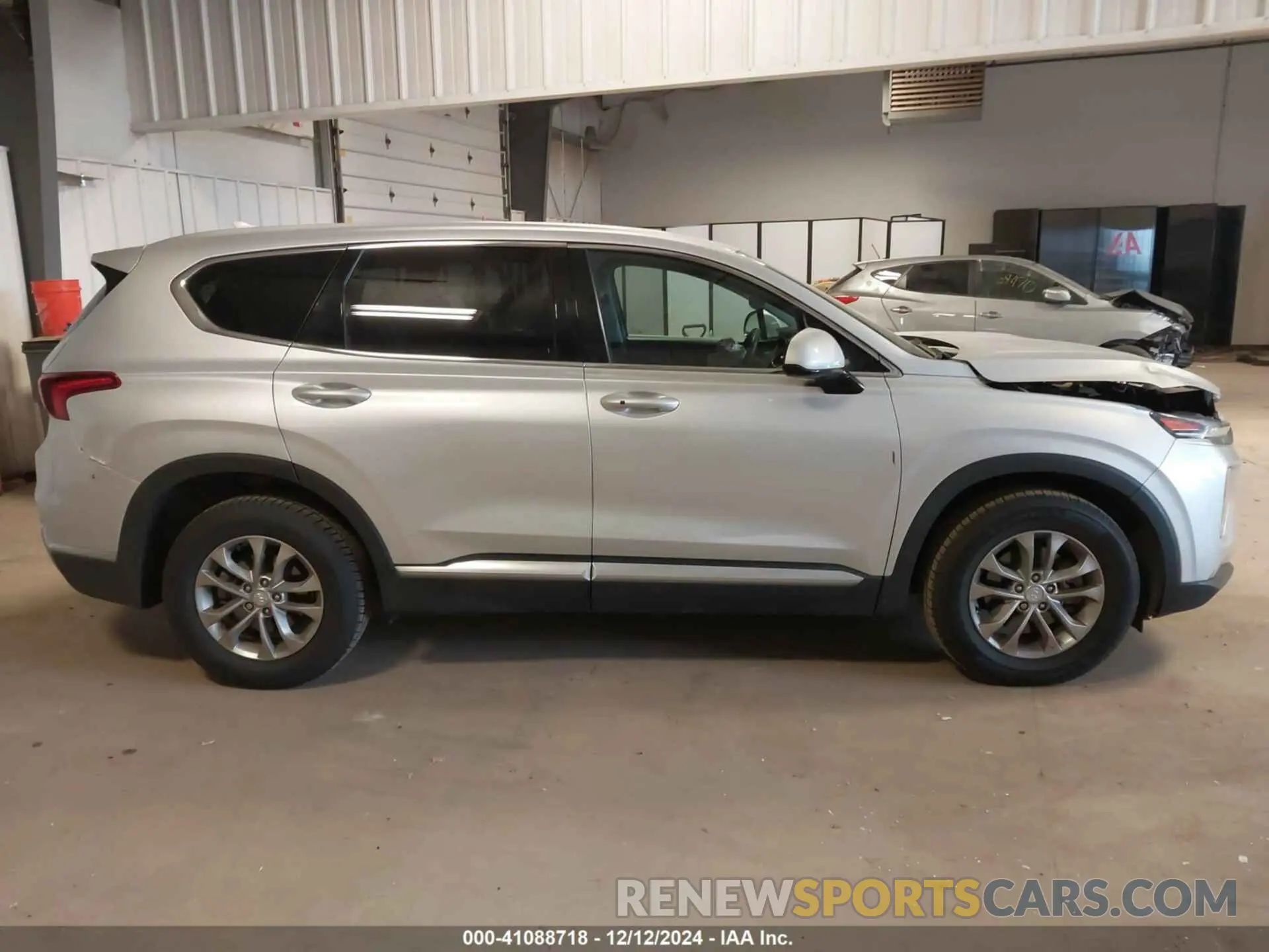 13 fotografías del automóvil dañado 5NMS3CAD3KH006333 HYUNDAI SANTA FE 2019