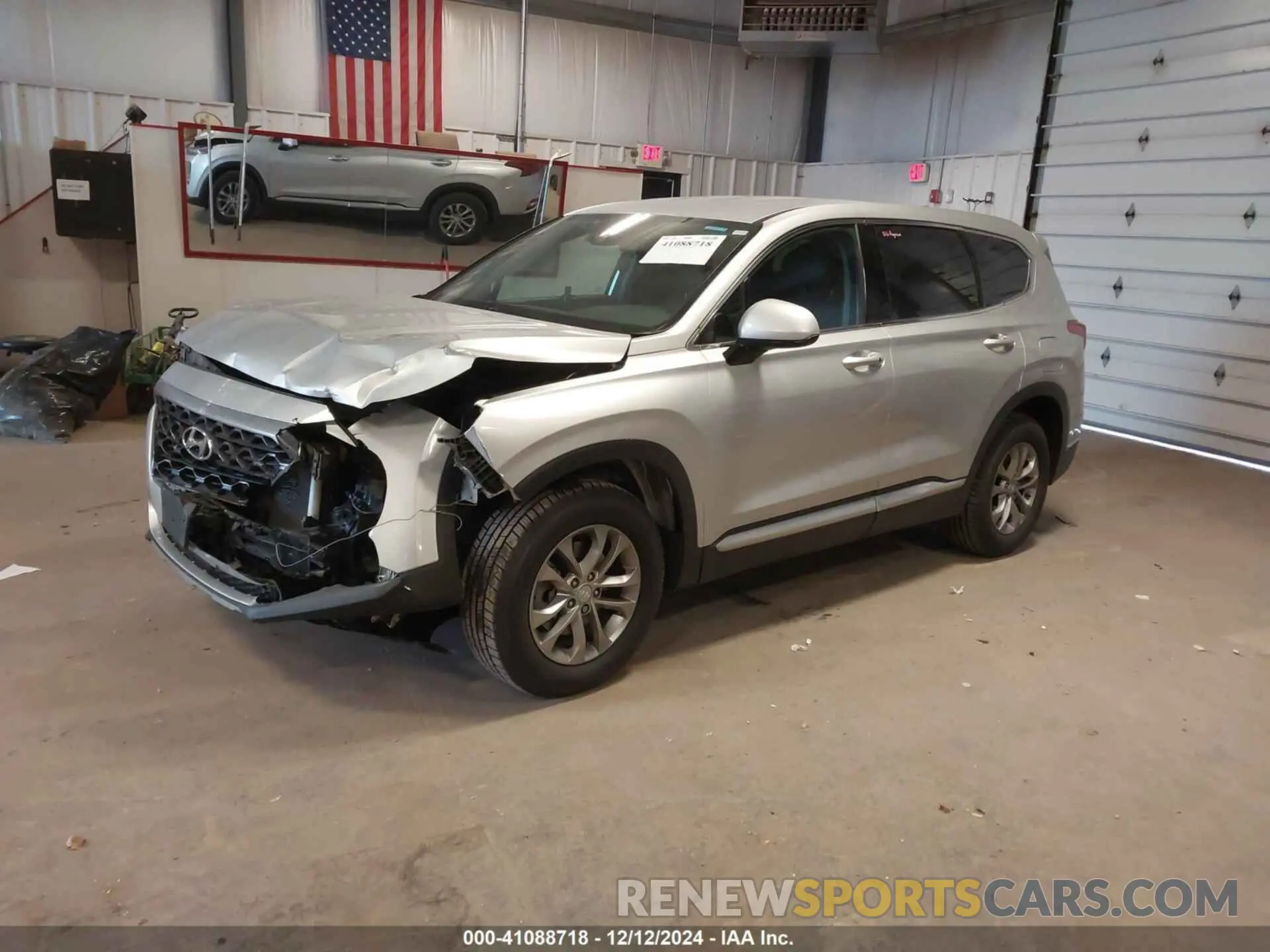 2 fotografías del automóvil dañado 5NMS3CAD3KH006333 HYUNDAI SANTA FE 2019