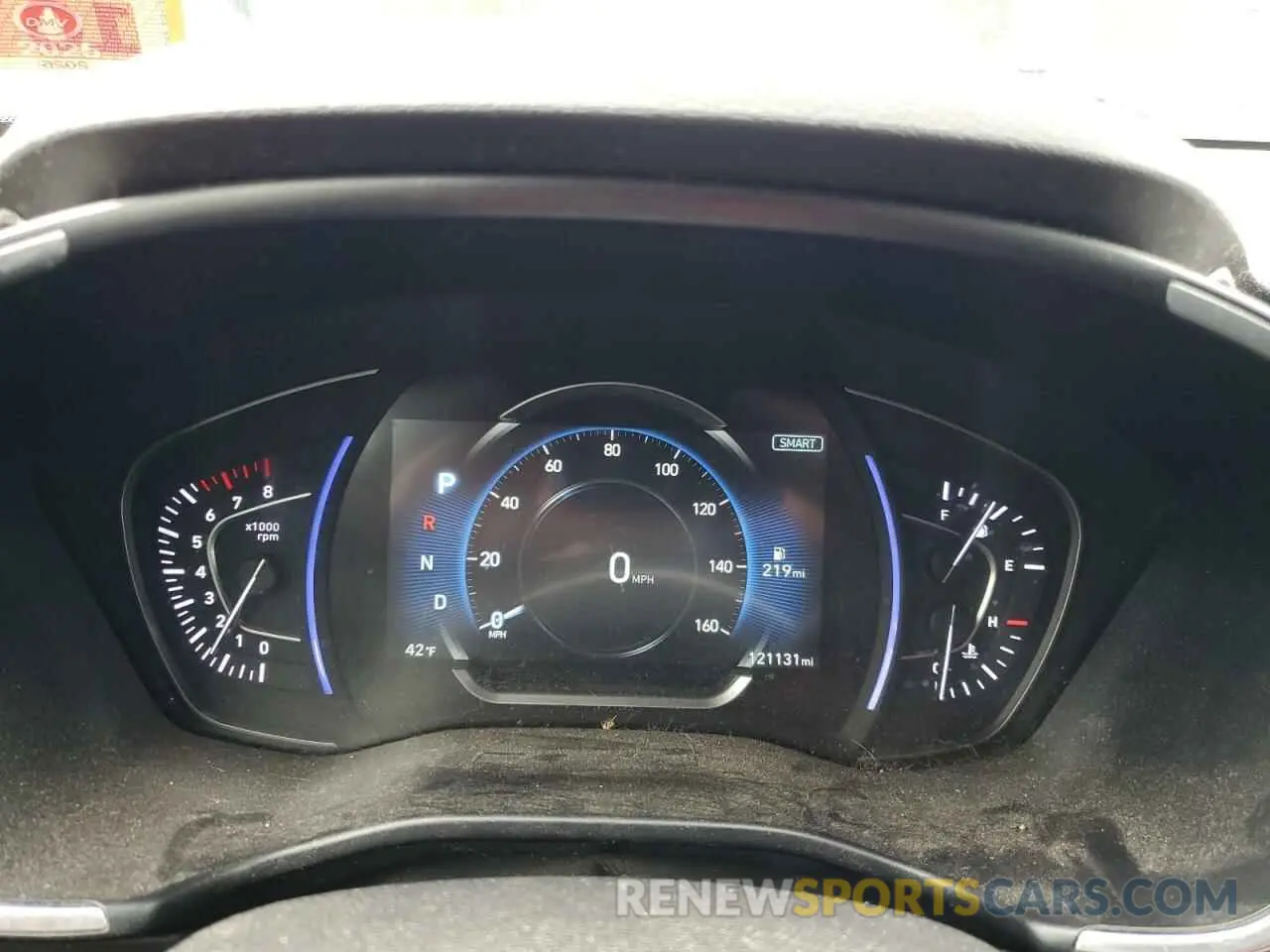 9 fotografías del automóvil dañado 5NMS3CAD3KH008163 HYUNDAI SANTA FE 2019