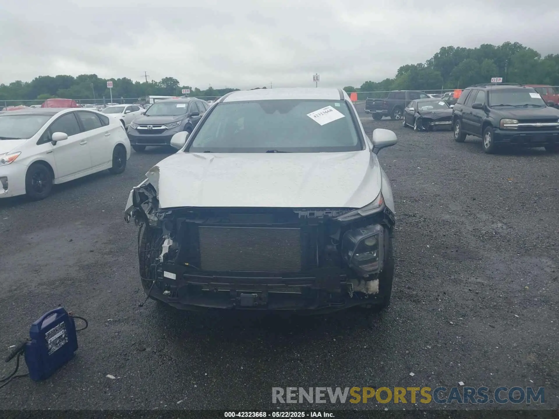 12 fotografías del automóvil dañado 5NMS3CAD3KH136340 HYUNDAI SANTA FE 2019