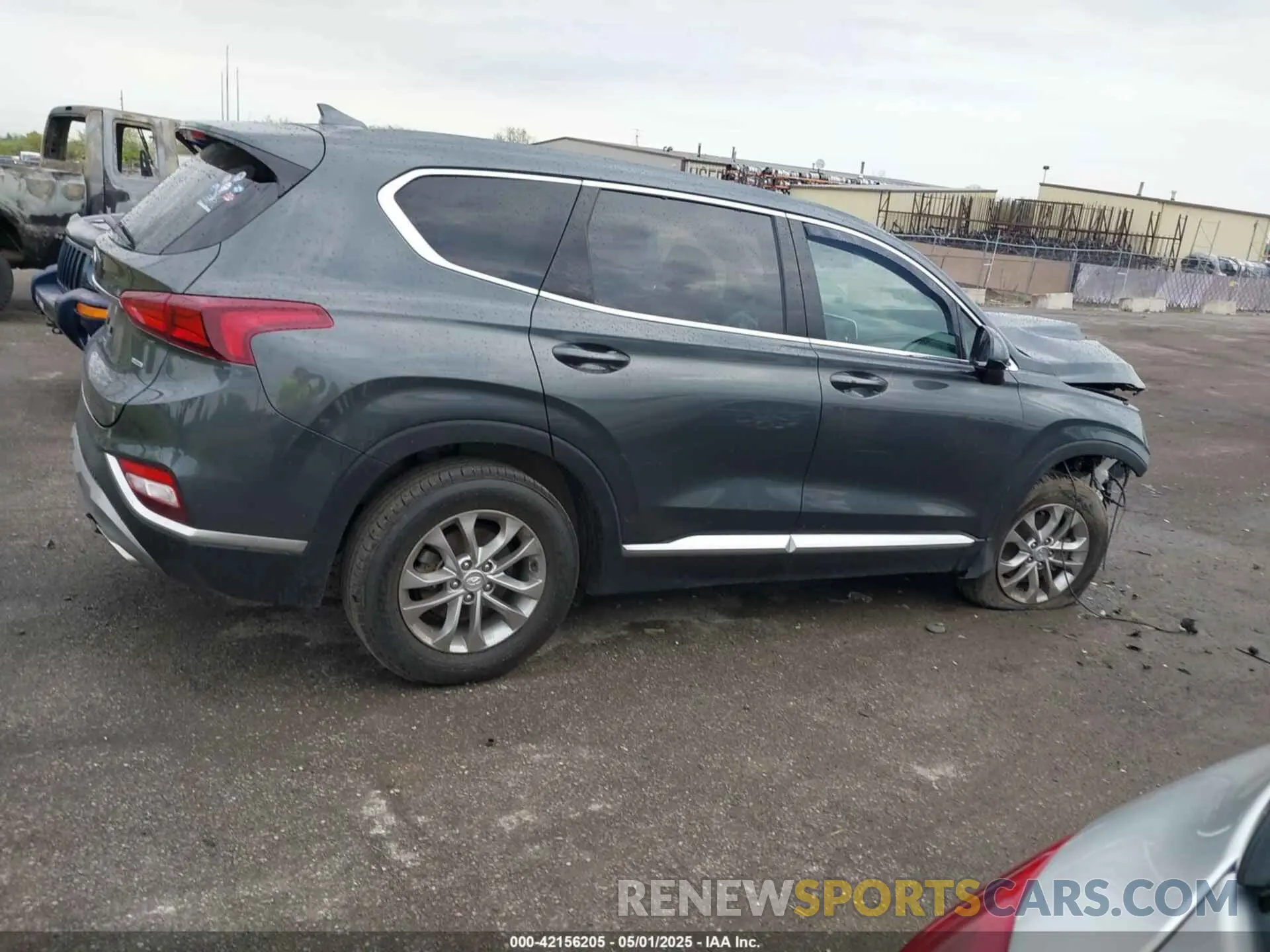 13 fotografías del automóvil dañado 5NMS3CAD4KH075239 HYUNDAI SANTA FE 2019