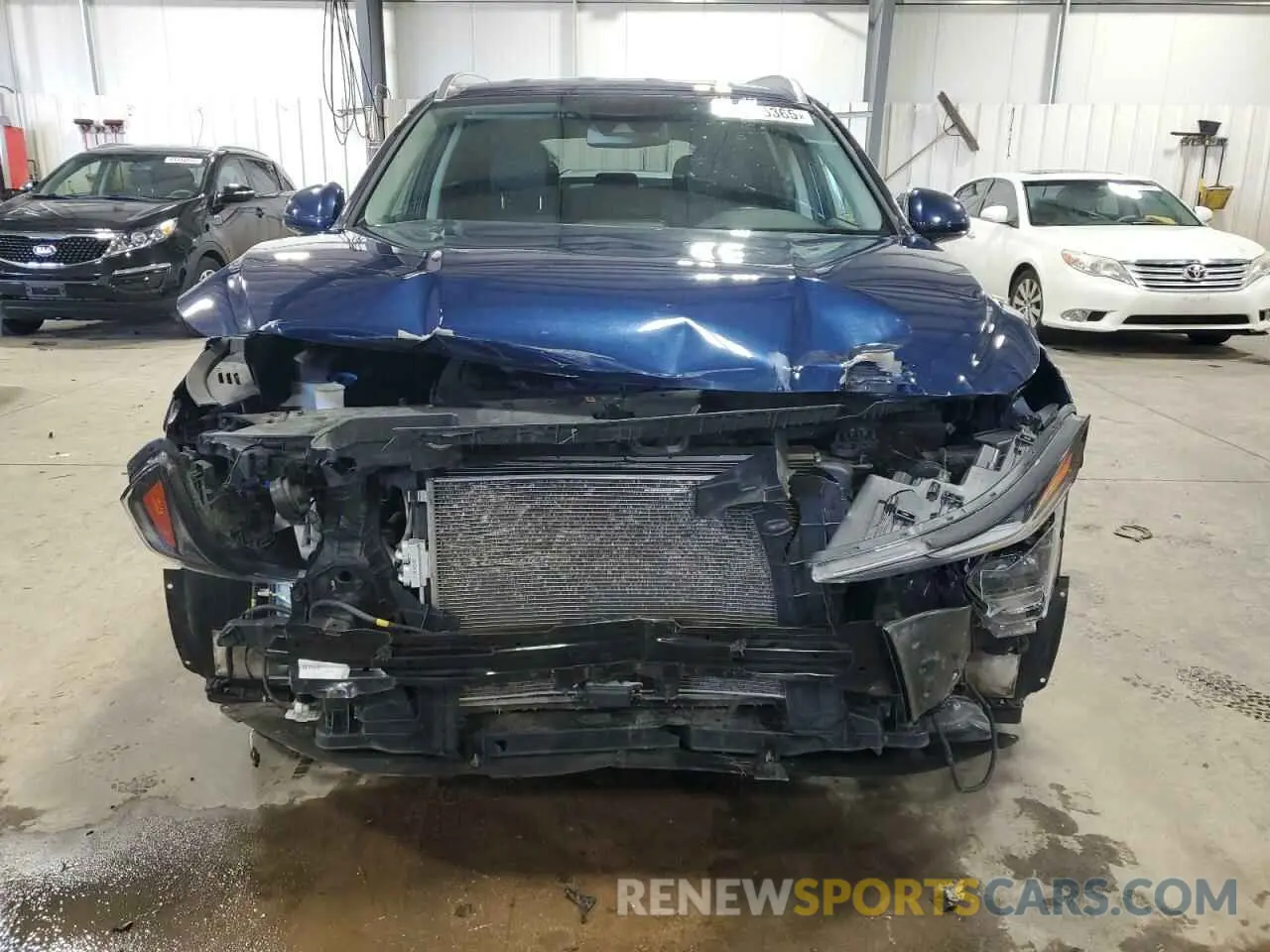5 fotografías del automóvil dañado 5NMS3CAD4KH076391 HYUNDAI SANTA FE 2019