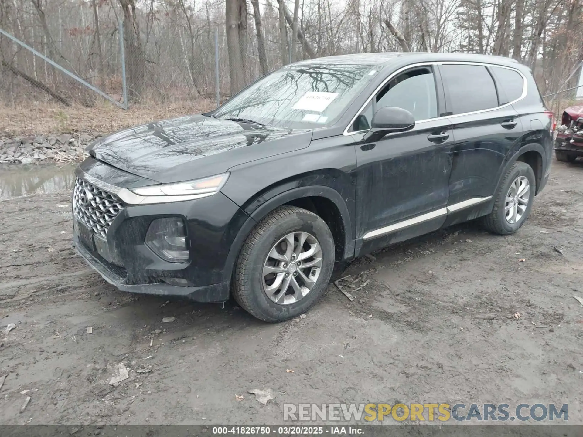 2 fotografías del automóvil dañado 5NMS3CAD4KH081736 HYUNDAI SANTA FE 2019