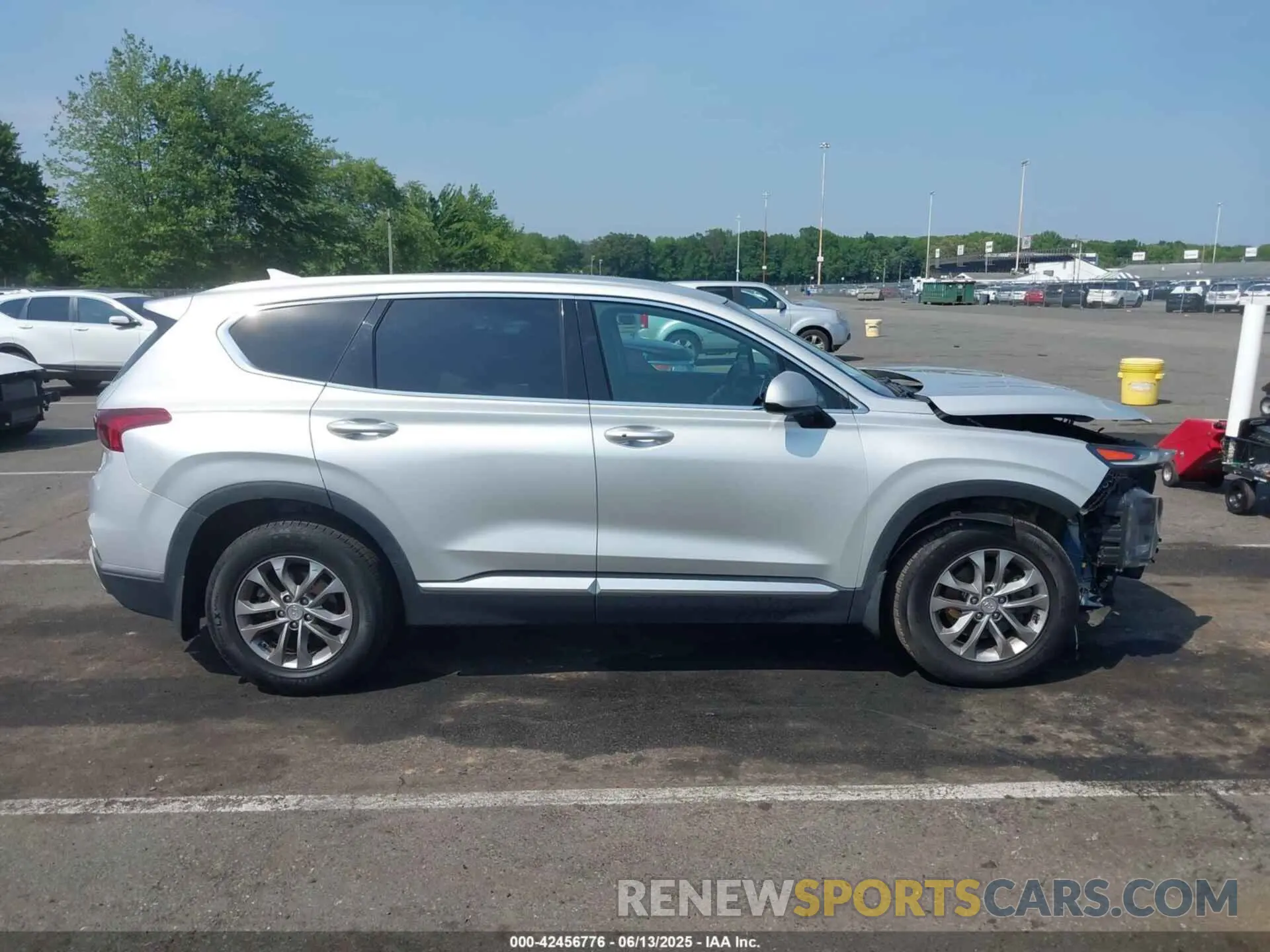 13 fotografías del automóvil dañado 5NMS3CAD4KH095474 HYUNDAI SANTA FE 2019
