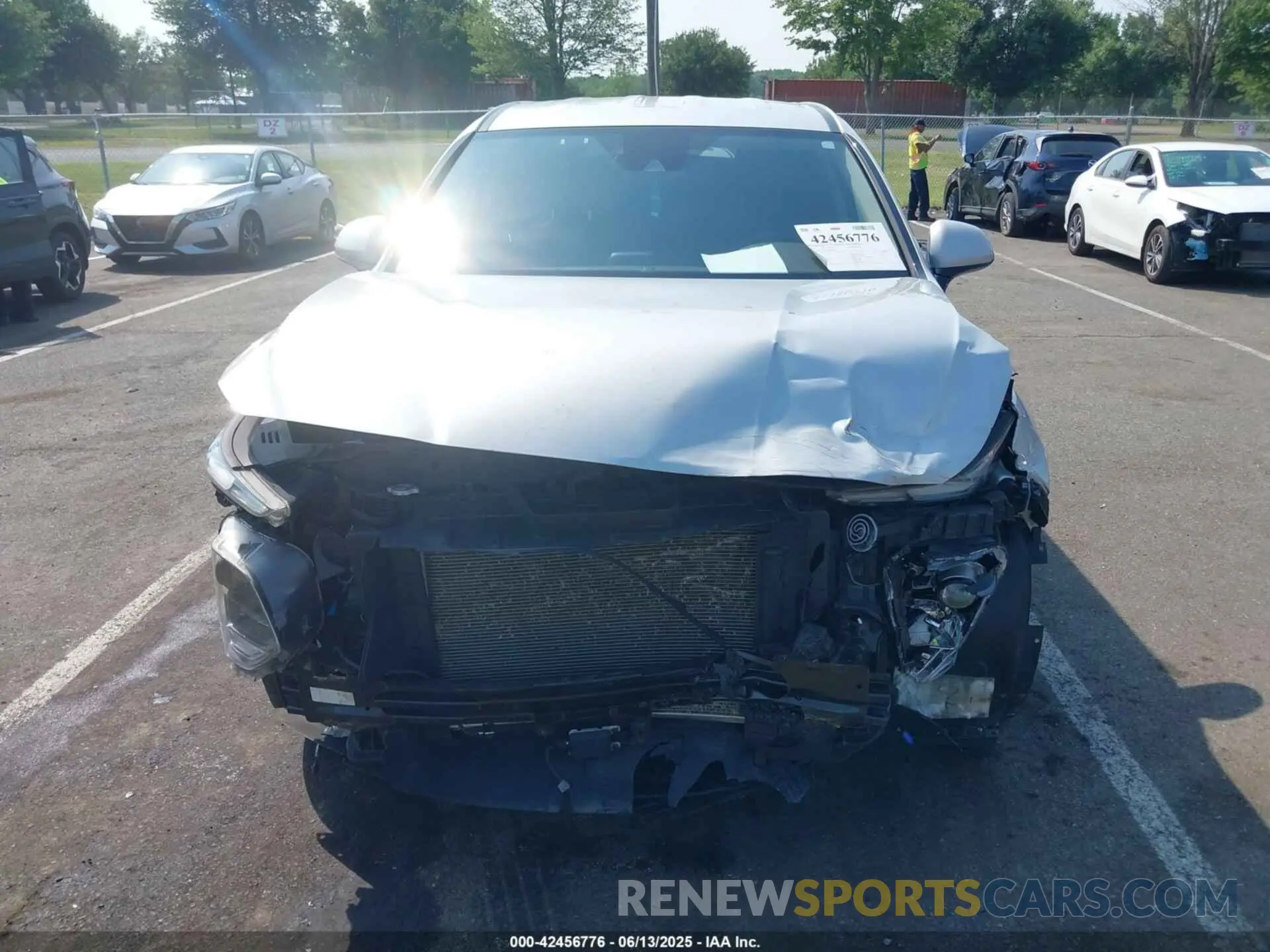 6 fotografías del automóvil dañado 5NMS3CAD4KH095474 HYUNDAI SANTA FE 2019