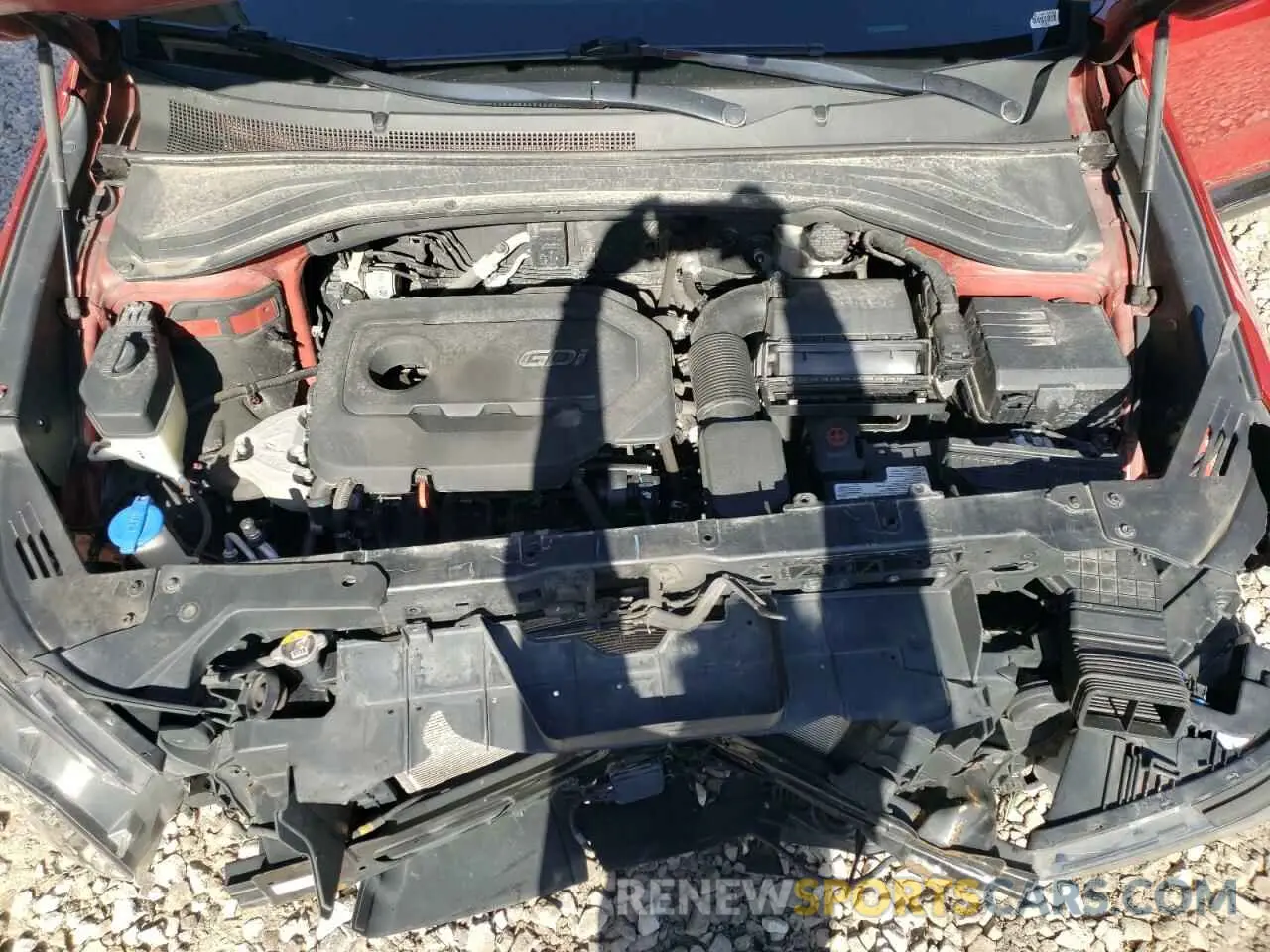 12 fotografías del automóvil dañado 5NMS3CAD5KH029130 HYUNDAI SANTA FE 2019
