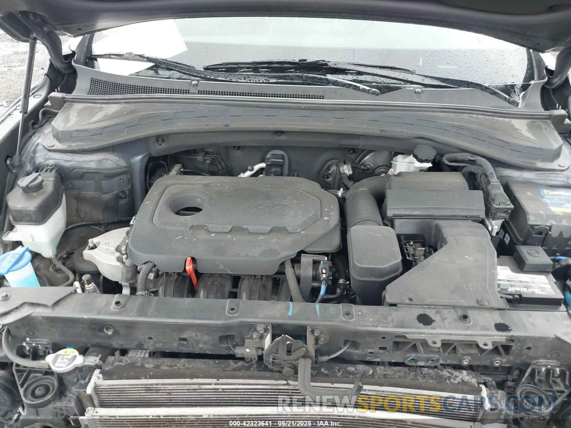 10 fotografías del automóvil dañado 5NMS3CAD7KH035429 HYUNDAI SANTA FE 2019