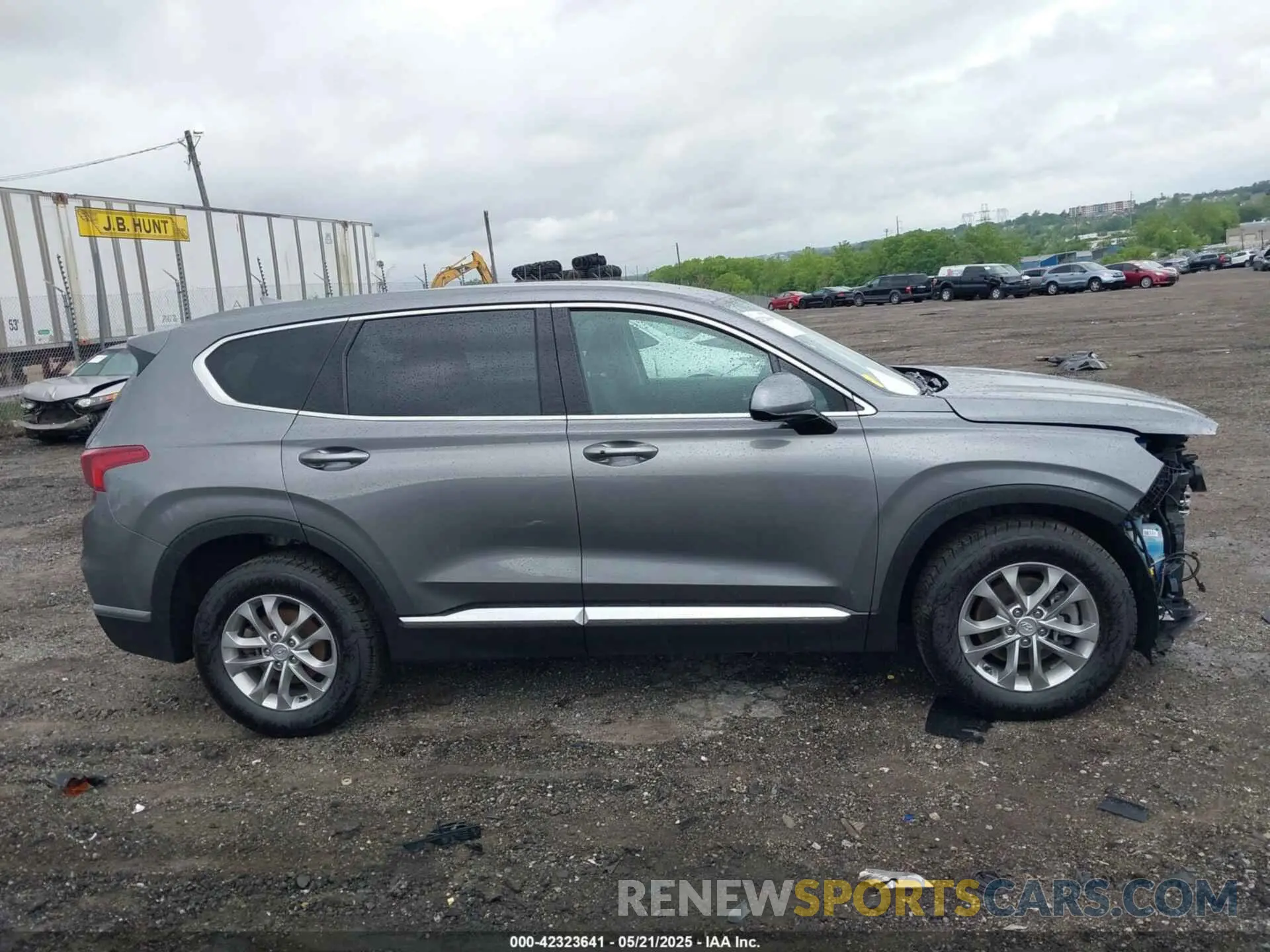 14 fotografías del automóvil dañado 5NMS3CAD7KH035429 HYUNDAI SANTA FE 2019