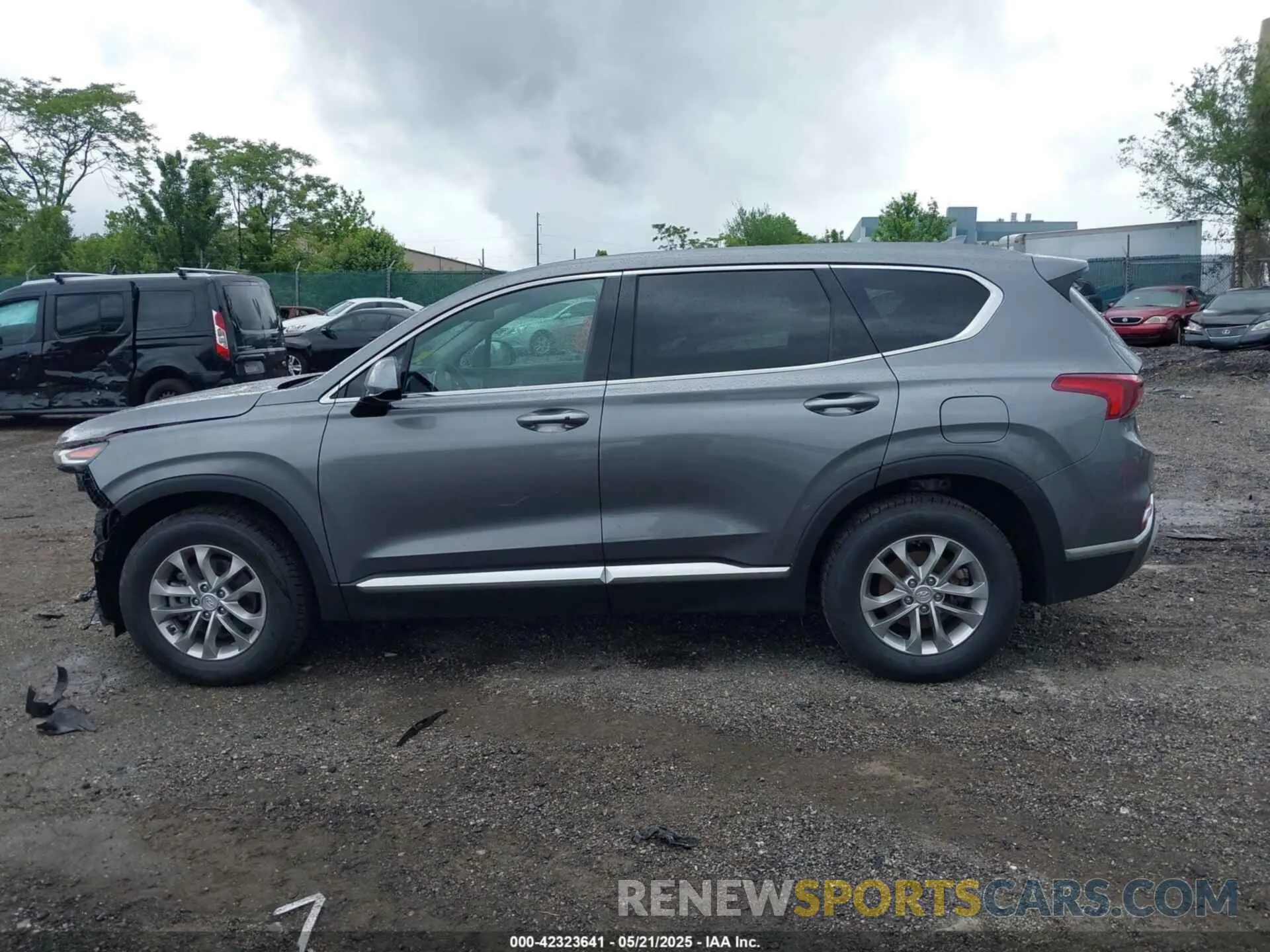 15 fotografías del automóvil dañado 5NMS3CAD7KH035429 HYUNDAI SANTA FE 2019