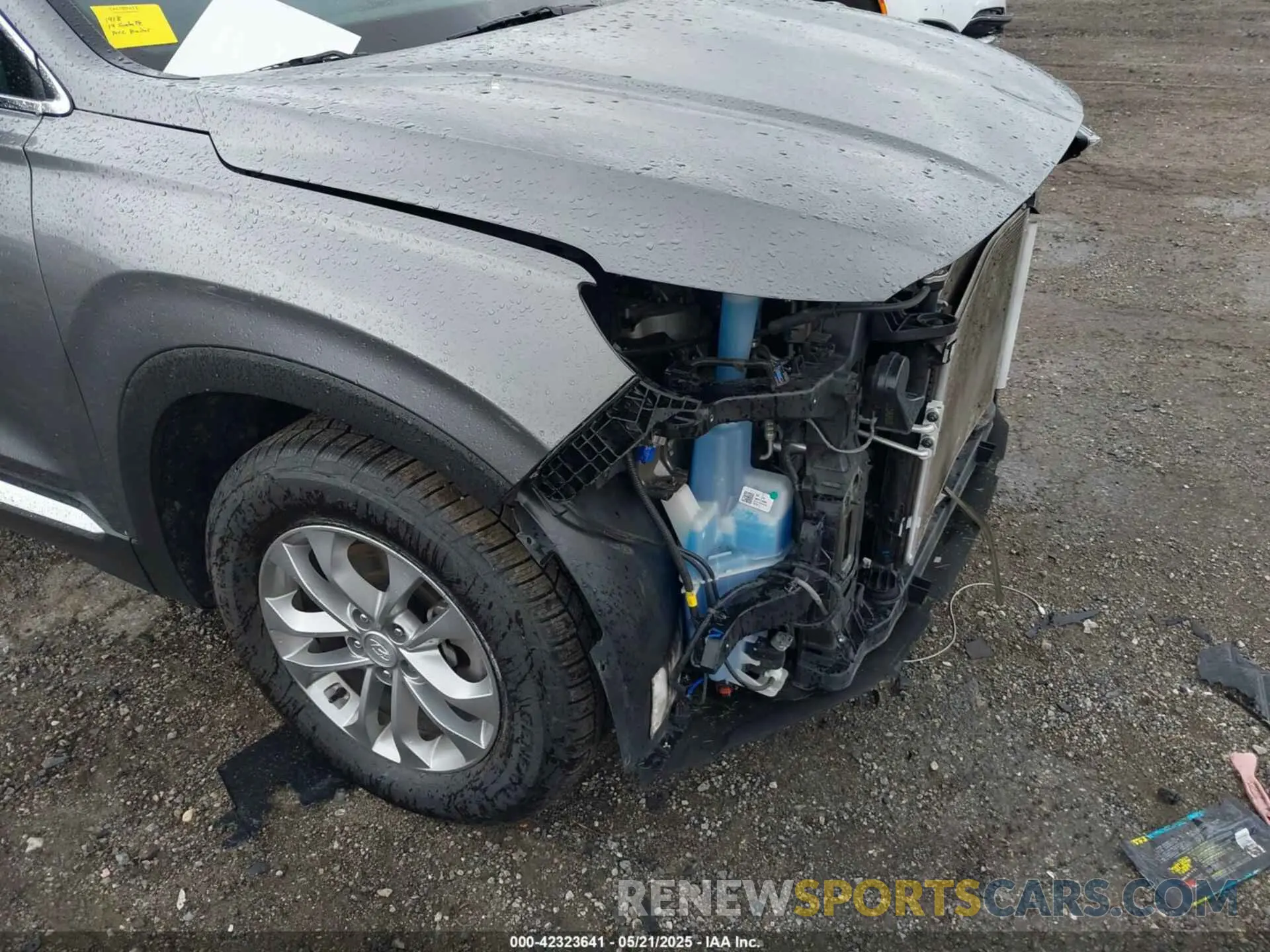 20 fotografías del automóvil dañado 5NMS3CAD7KH035429 HYUNDAI SANTA FE 2019