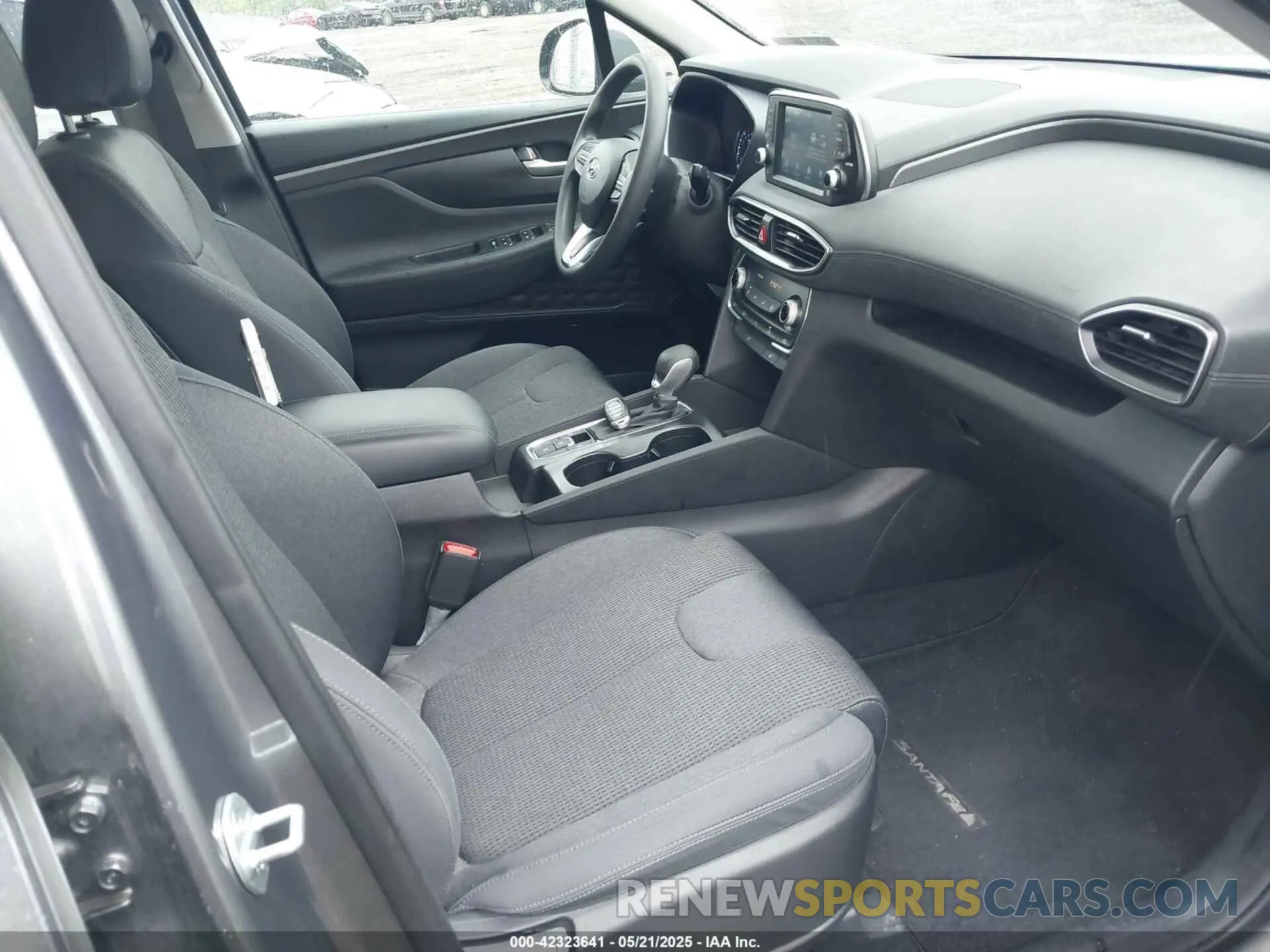 5 fotografías del automóvil dañado 5NMS3CAD7KH035429 HYUNDAI SANTA FE 2019