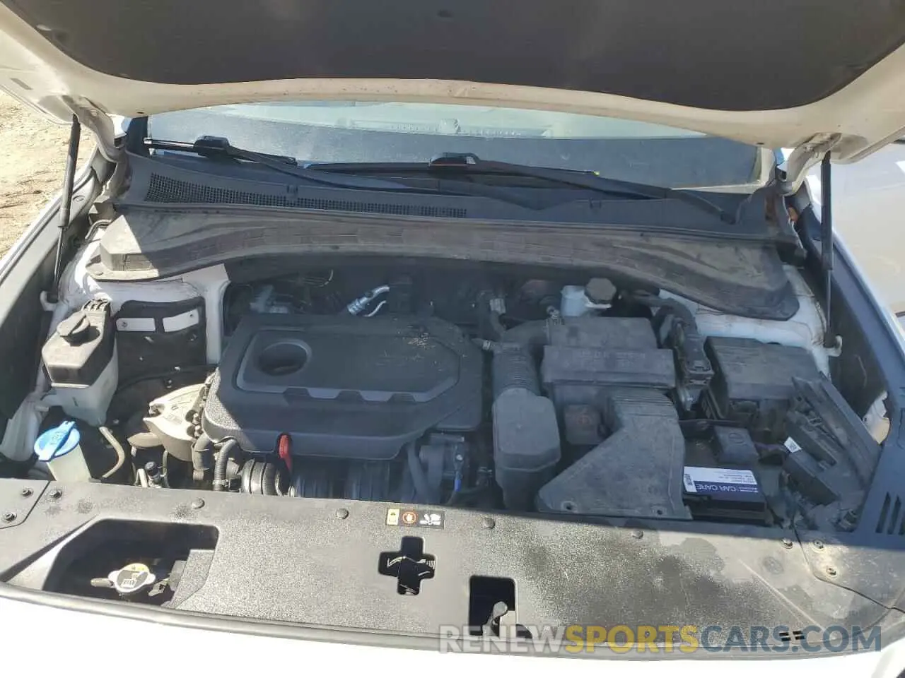 12 fotografías del automóvil dañado 5NMS3CAD8KH028862 HYUNDAI SANTA FE 2019