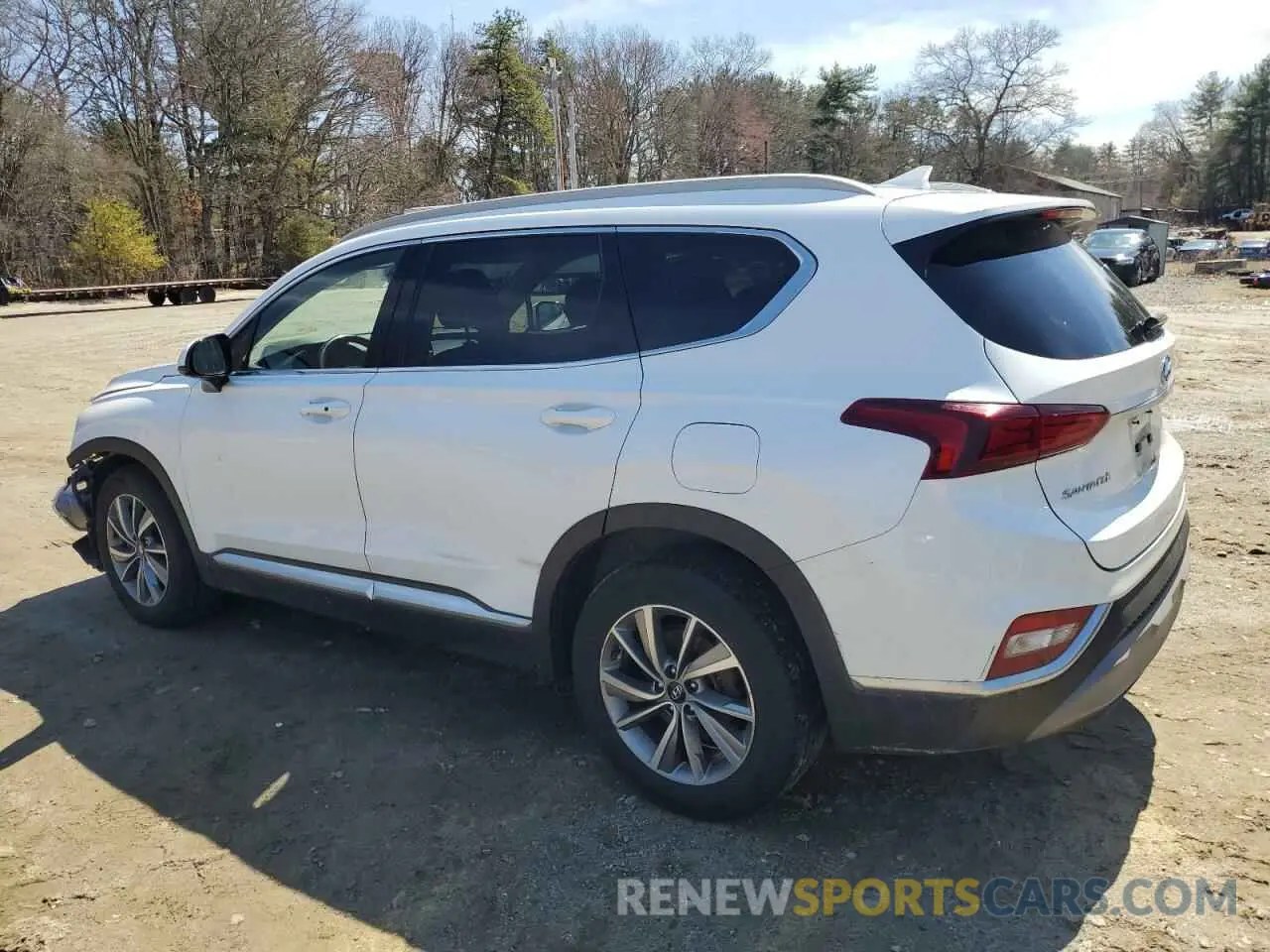 2 fotografías del automóvil dañado 5NMS3CAD8KH028862 HYUNDAI SANTA FE 2019